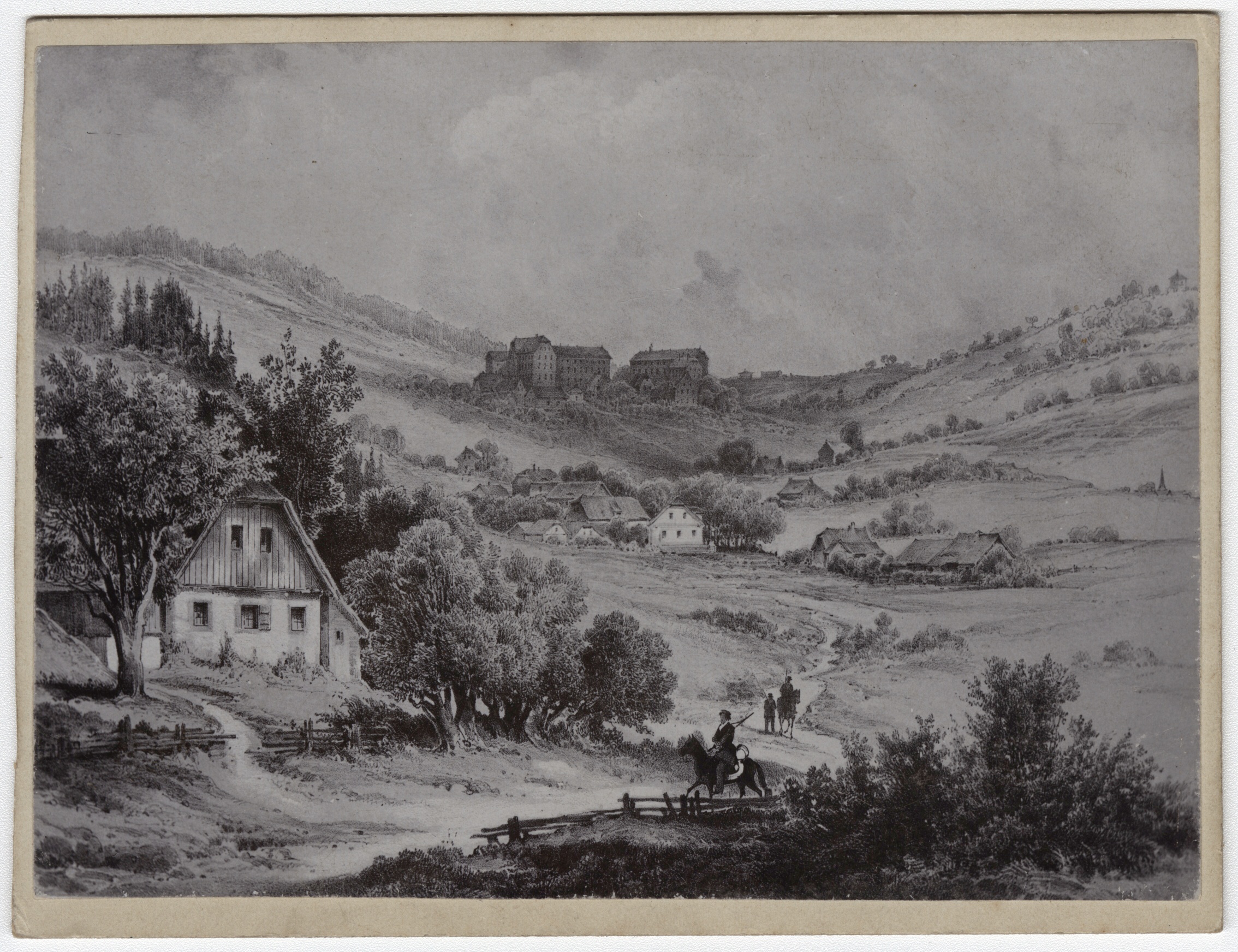 Náhledový obrázek Lázně Jeseník (fotografická reprodukce litografie) - 1