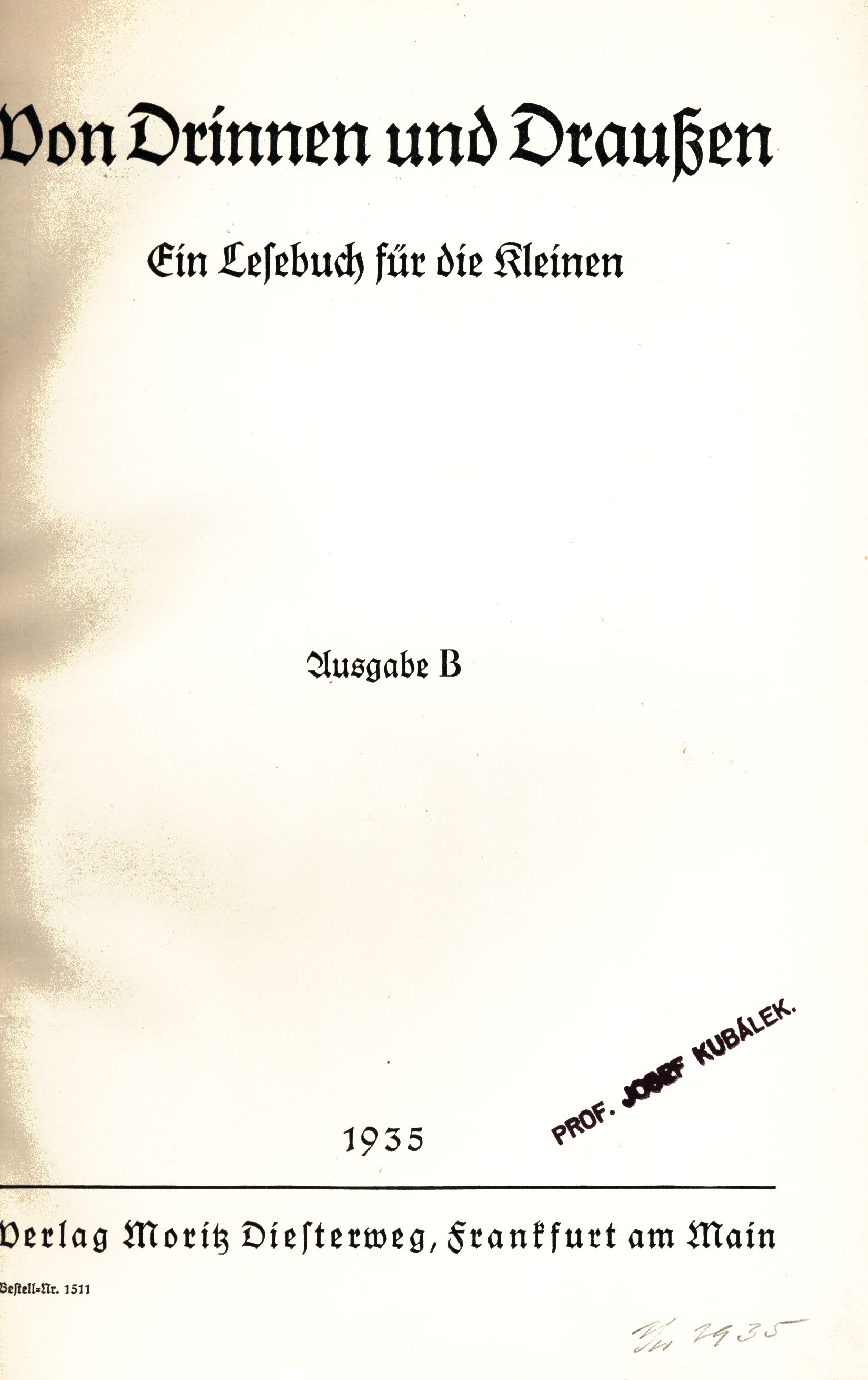 Náhledový obrázek Von Drinnen und Draussen - 1