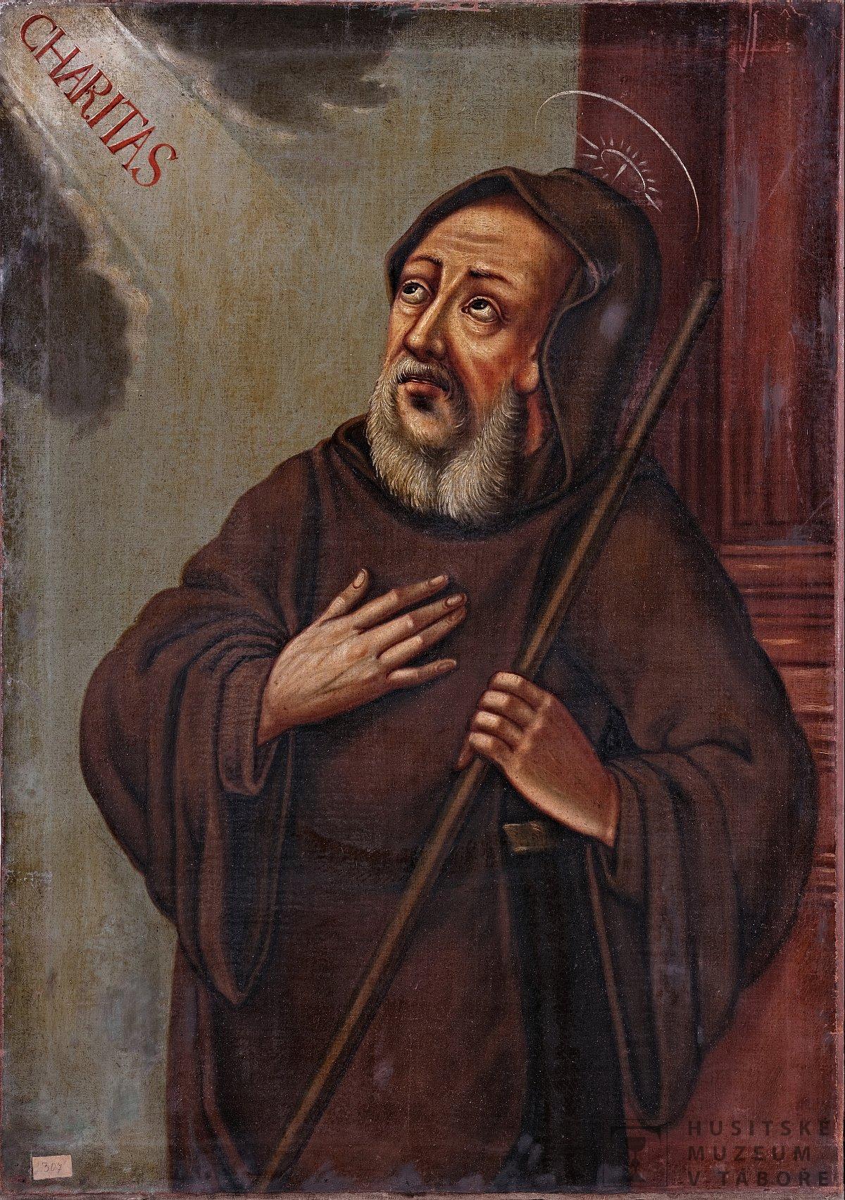 Náhledový obrázek předmětu Obraz "Svatý mnich"