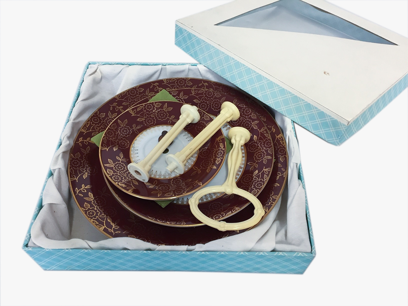 Náhledový obrázek Porcelánový etažér - 1