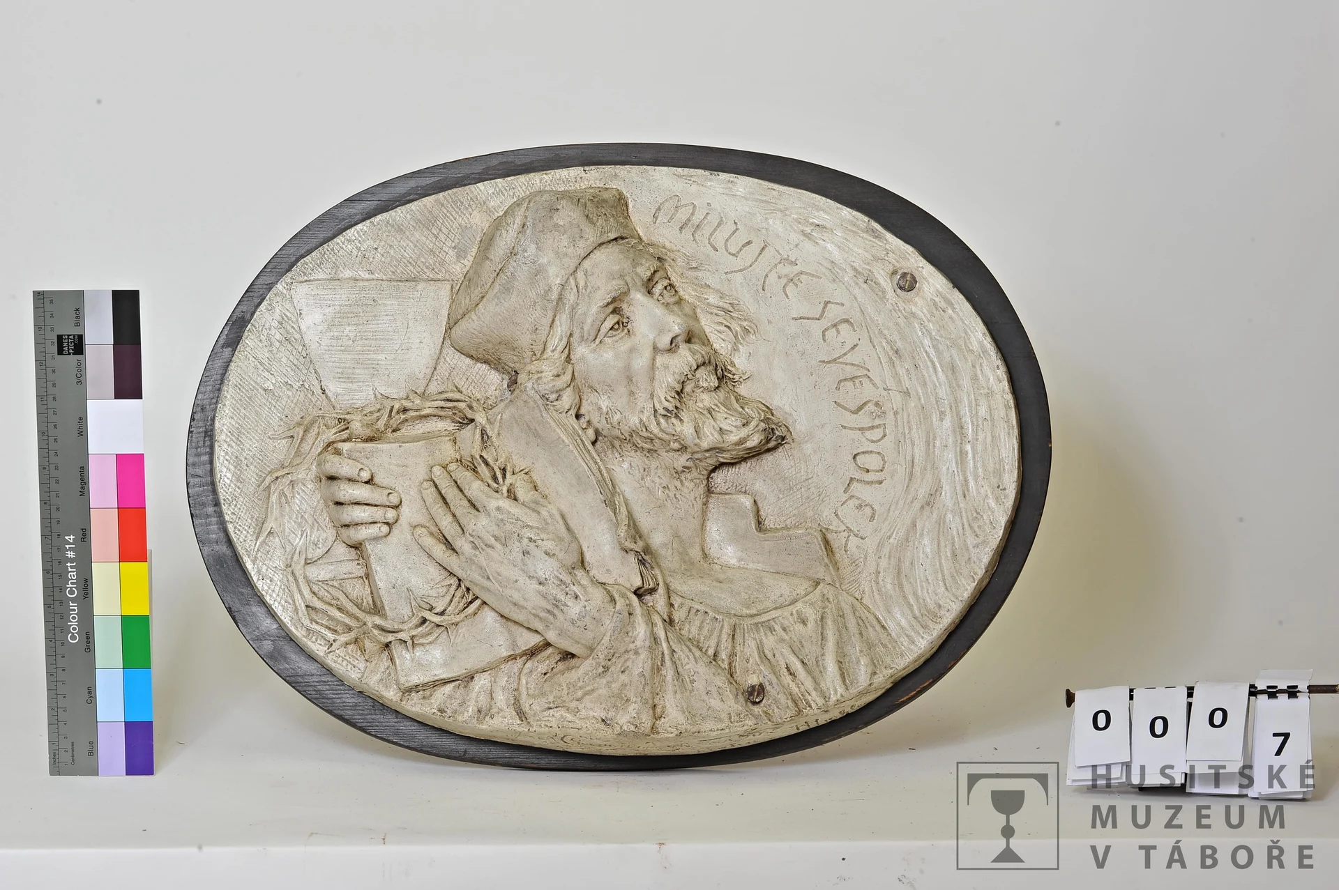 Náhledový obrázek předmětu reliéf: "Jan Hus"