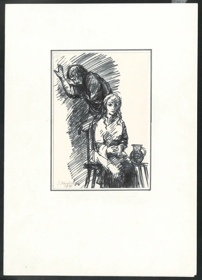 Náhledový obrázek předmětu Ilustrace Ivany Kantůrkové - Hořký úděl