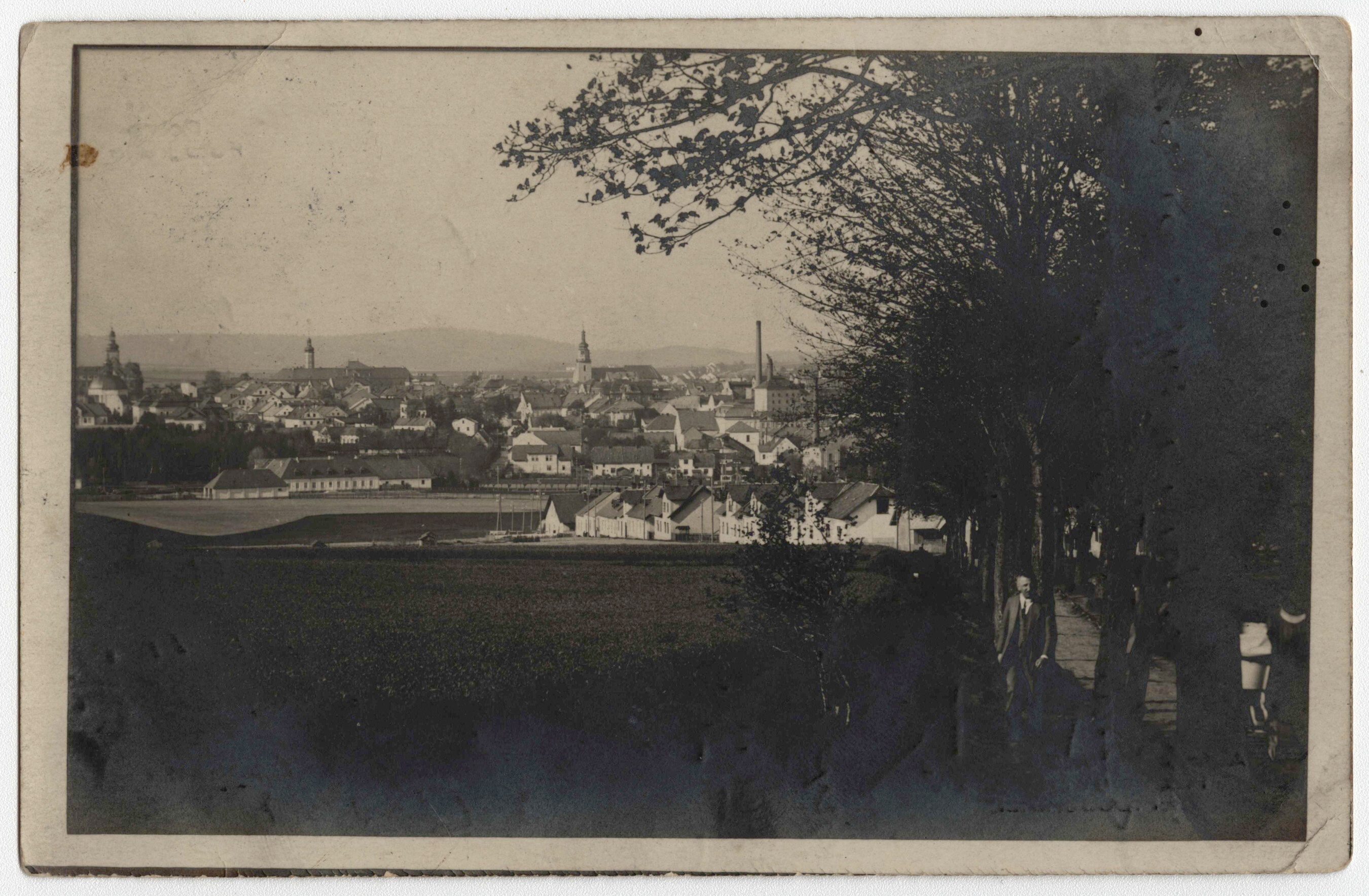 Náhledový obrázek Bruntál (čb. pohlednice) - 2