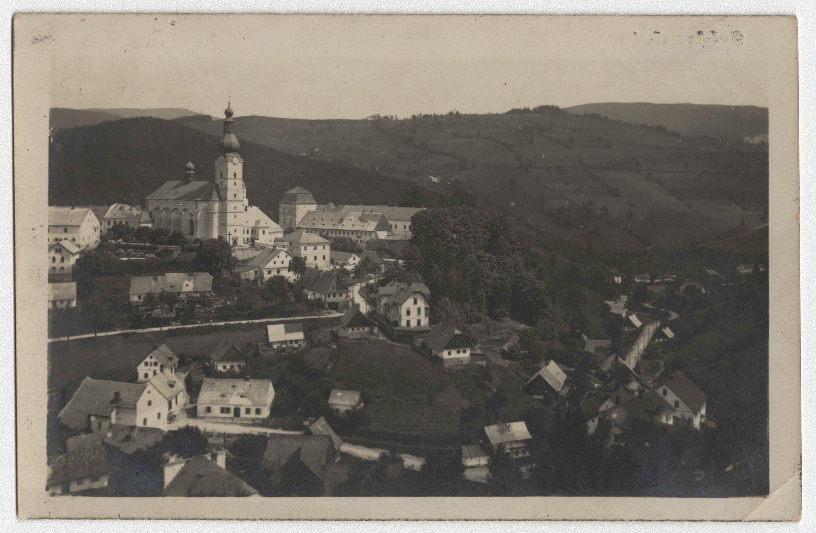 Náhledový obrázek Branná (čb. pohlednice) - 1