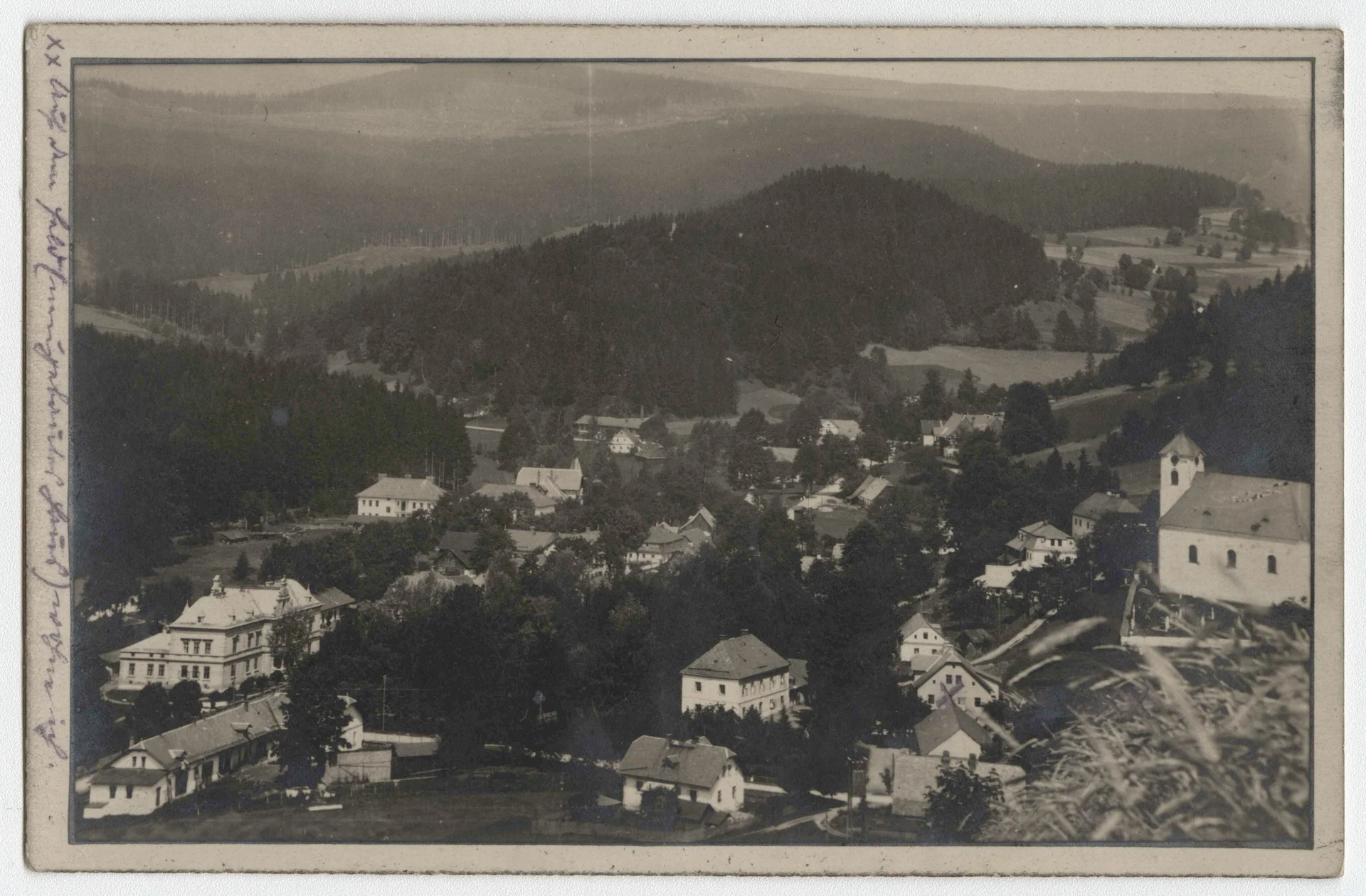 Náhledový obrázek předmětu Malá Morávka (čb. pohlednice)