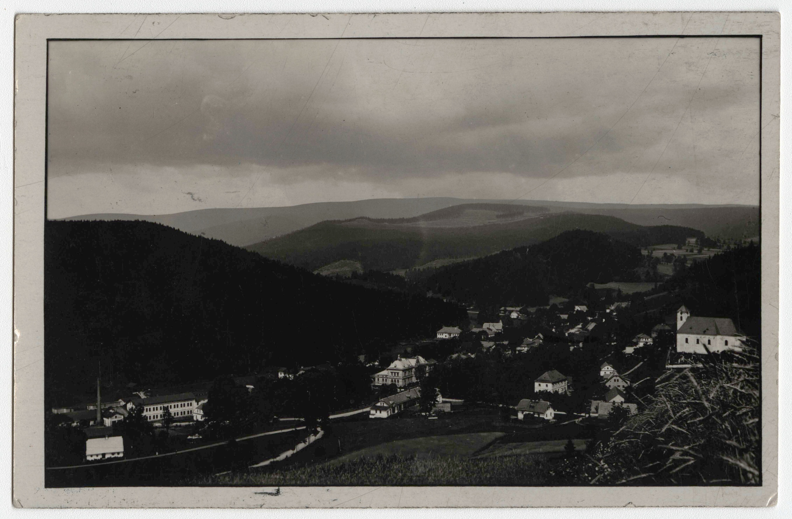 Náhledový obrázek Malá Morávka (čb. pohlednice) - 1