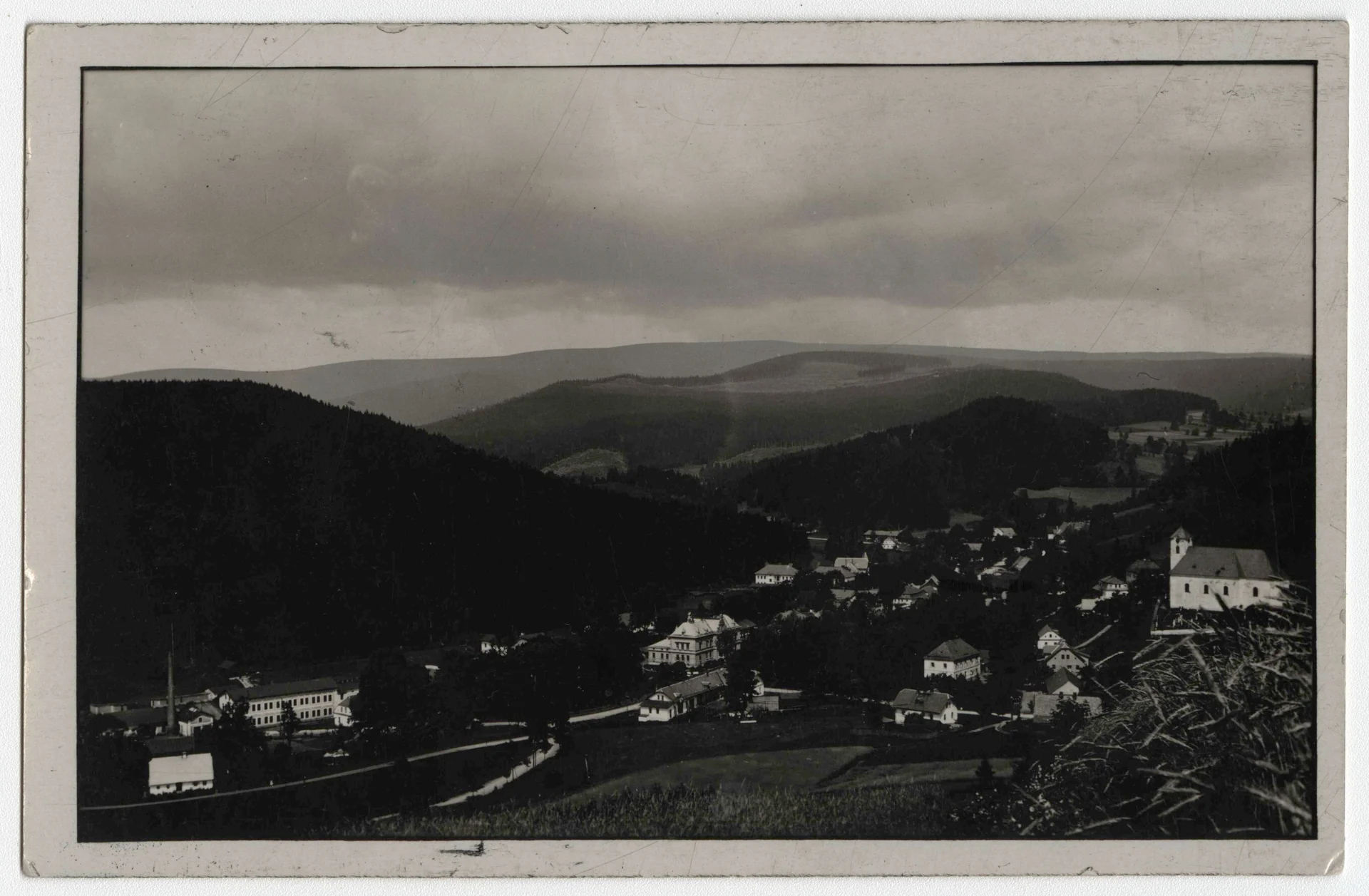 Náhledový obrázek předmětu Malá Morávka (čb. pohlednice)
