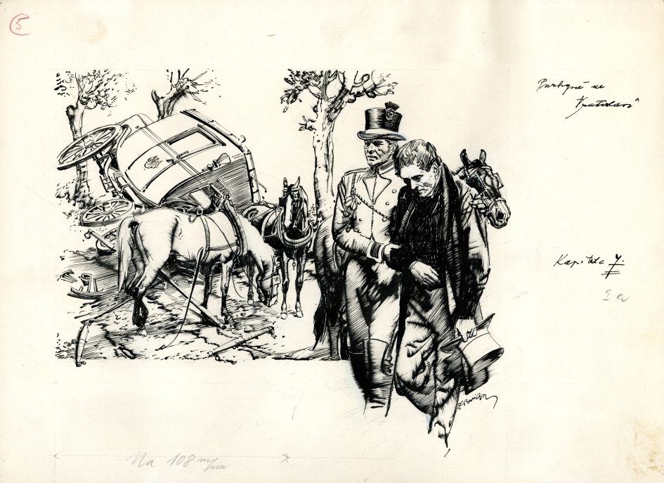 Náhledový obrázek Ilustrace - Purkyně ve Vratislavi - 1