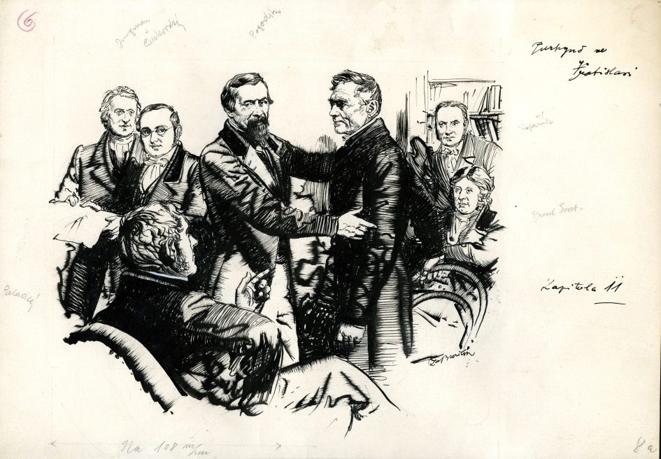 Náhledový obrázek Ilustrace - Purkyně ve Vratislavi - 1