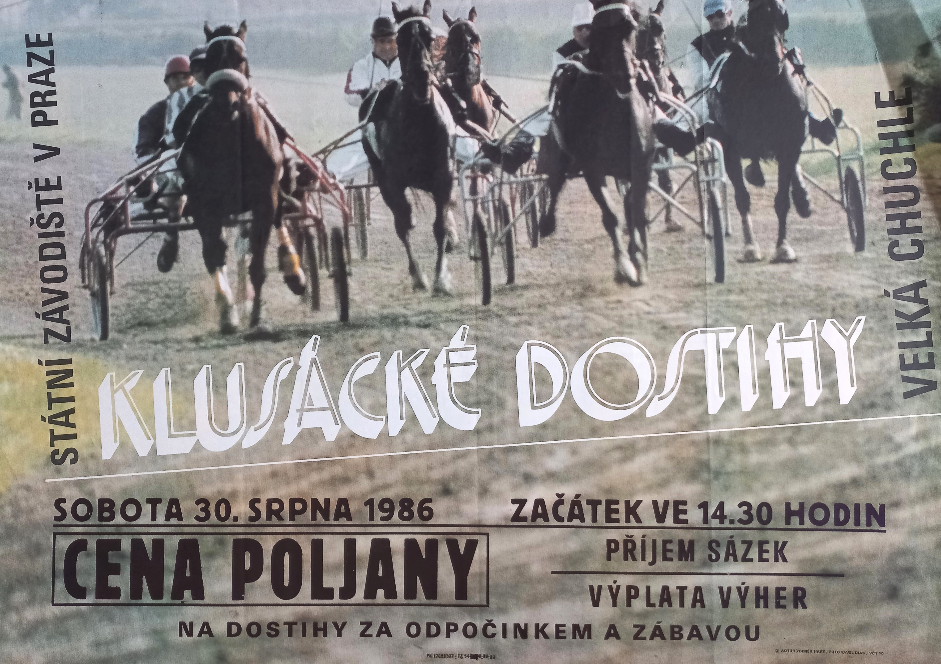 Náhledový obrázek Státní závodiště v Praze. Klusácké dostihy - 1
