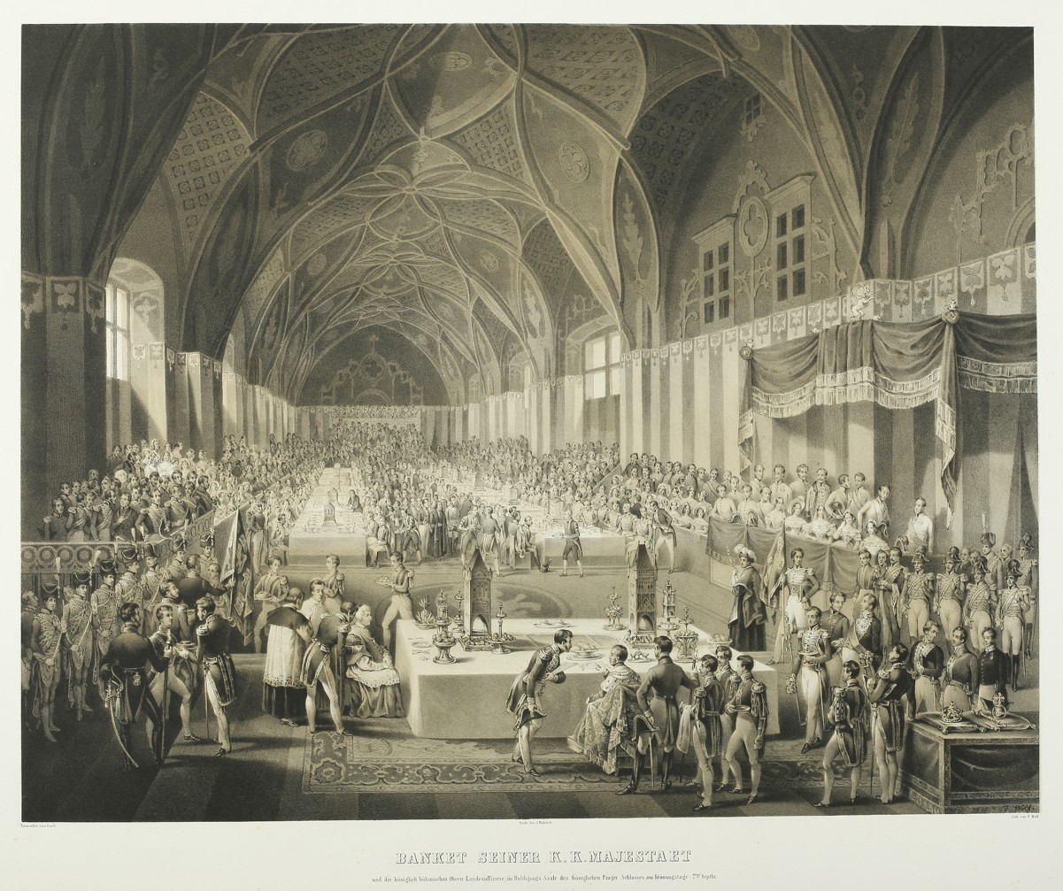 Náhledový obrázek Korunovační hostina Ferdinanda V. v Praze 7. 9. 1836 - 1
