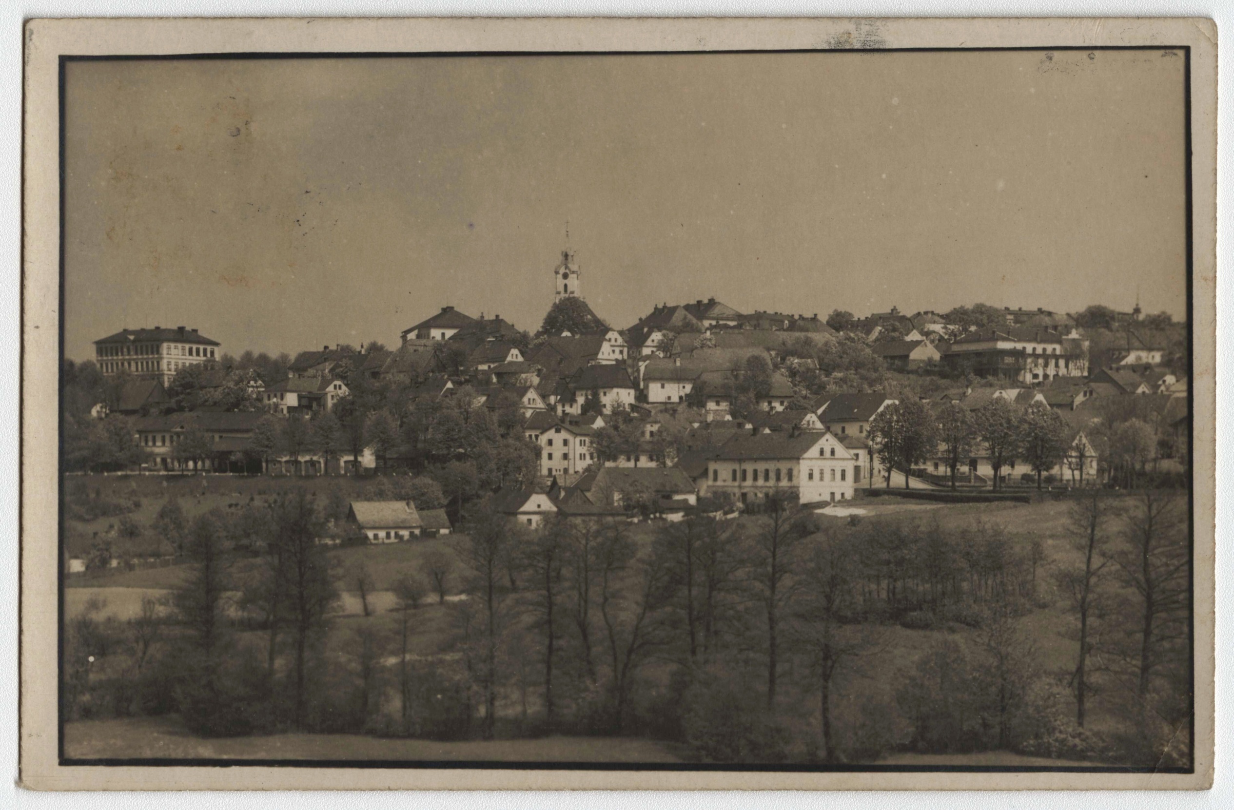Náhledový obrázek Horní Benešov (čb. pohlednice) - 1