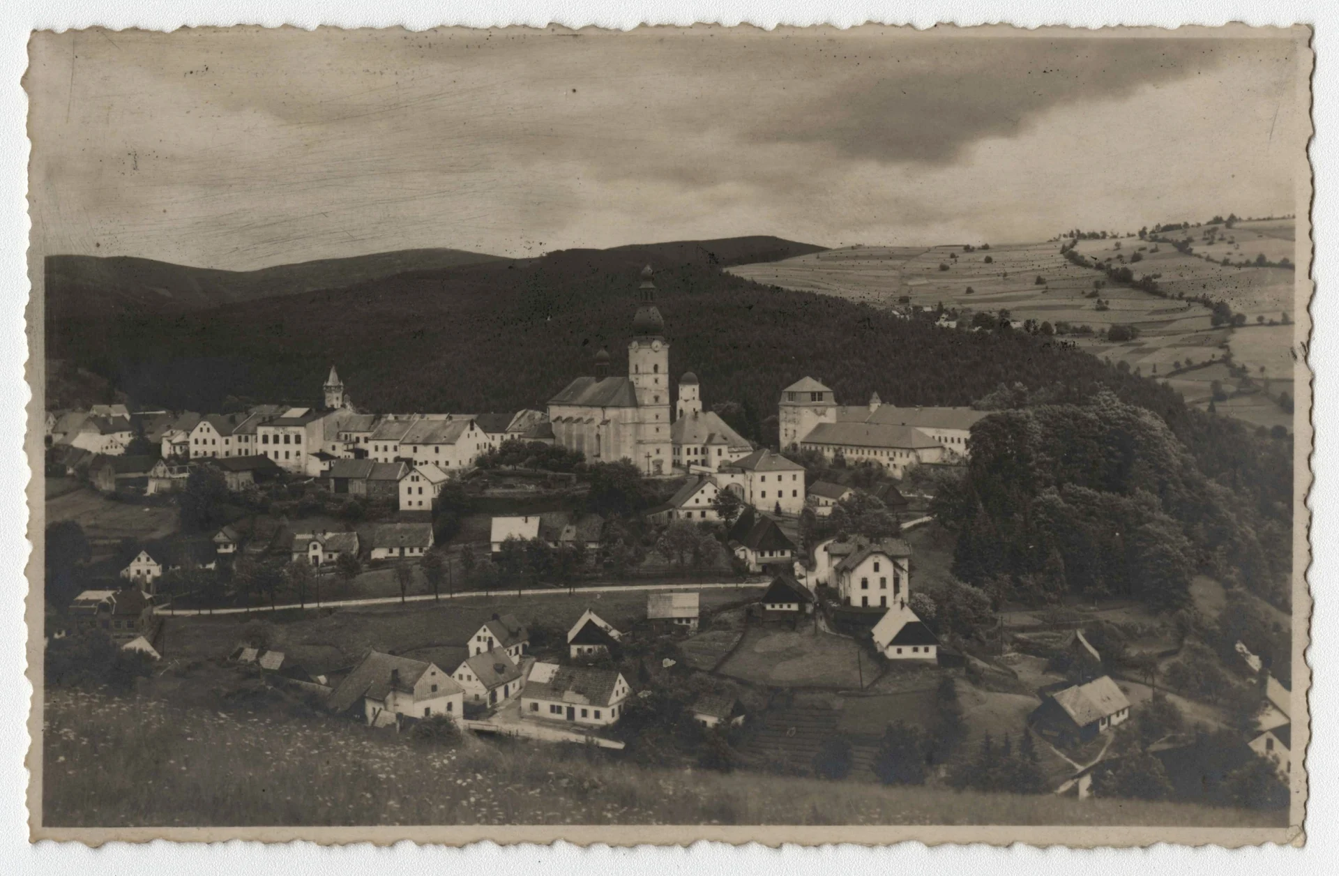 Náhledový obrázek předmětu Branná (čb. pohlednice)