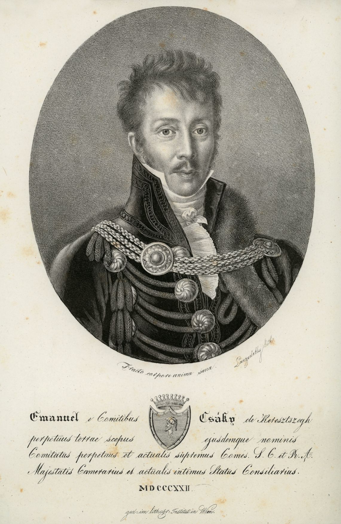 Náhledový obrázek Emanuel Csáky (1763-1825), hrabě, spišský župan - 1