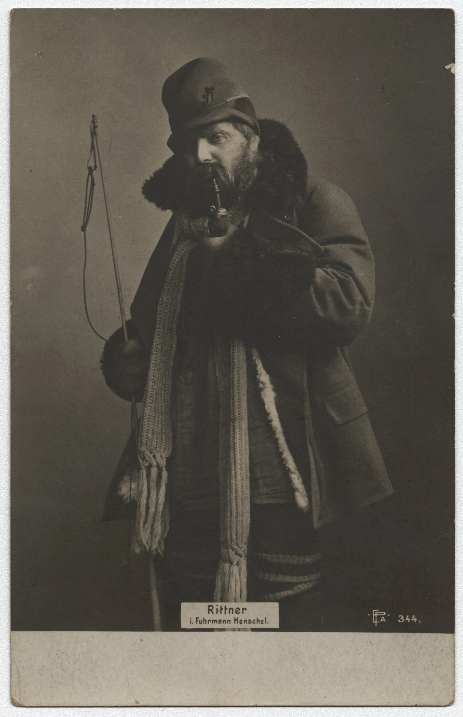 Náhledový obrázek předmětu Rudolf Rittner (čb. pohlednice)
