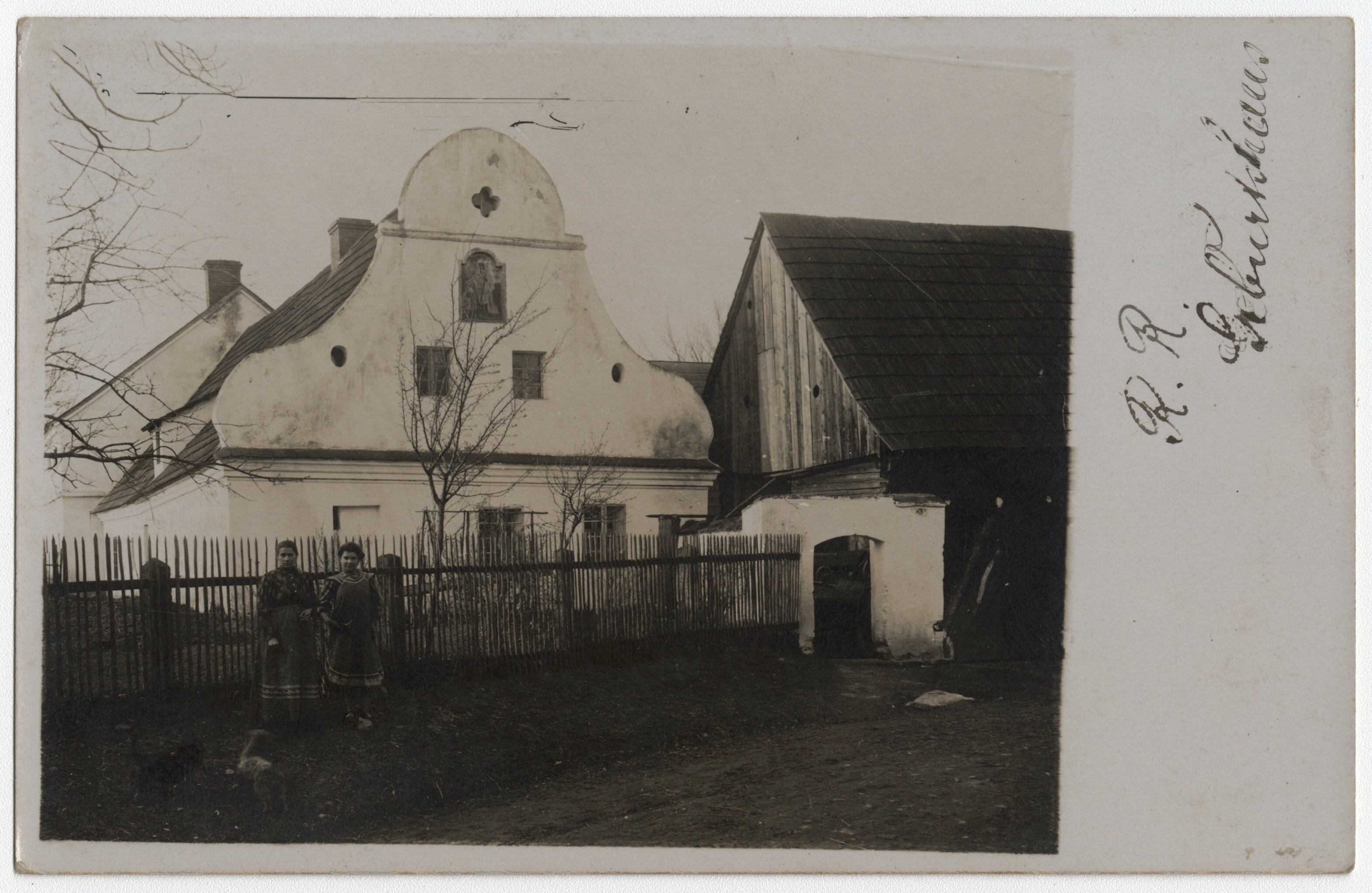 Náhledový obrázek Rodný dům R. Rittnera v Bílém Potoce (čb. fotografie) - 1