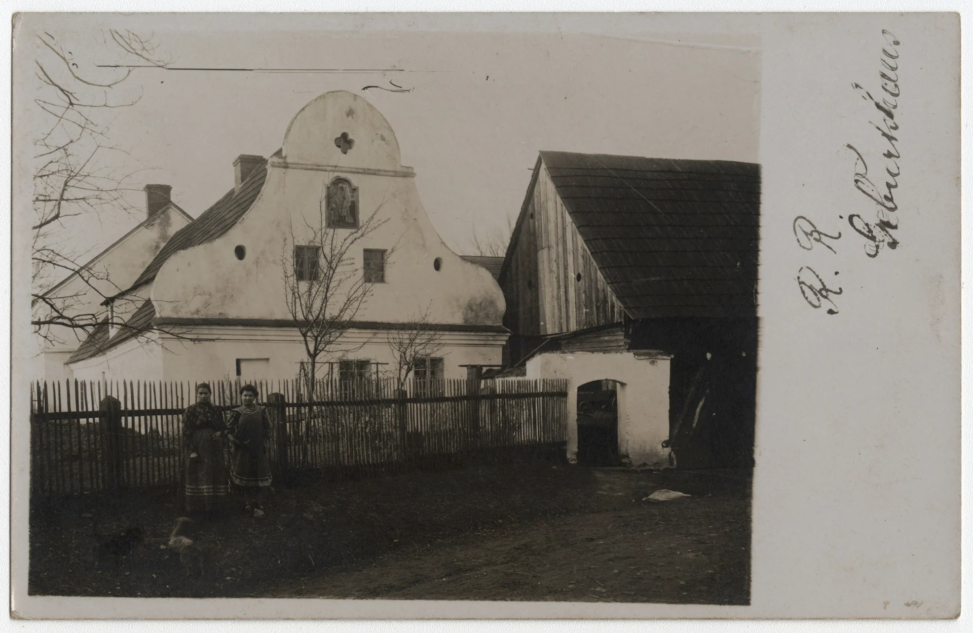 Náhledový obrázek předmětu Rodný dům R. Rittnera v Bílém Potoce (čb. fotografie)