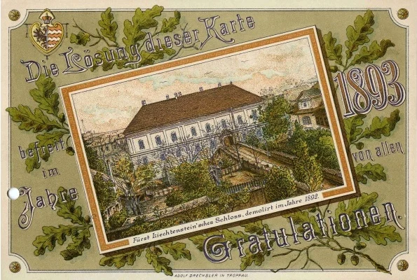 Náhledový obrázek předmětu Novoročenka k roku 1893
