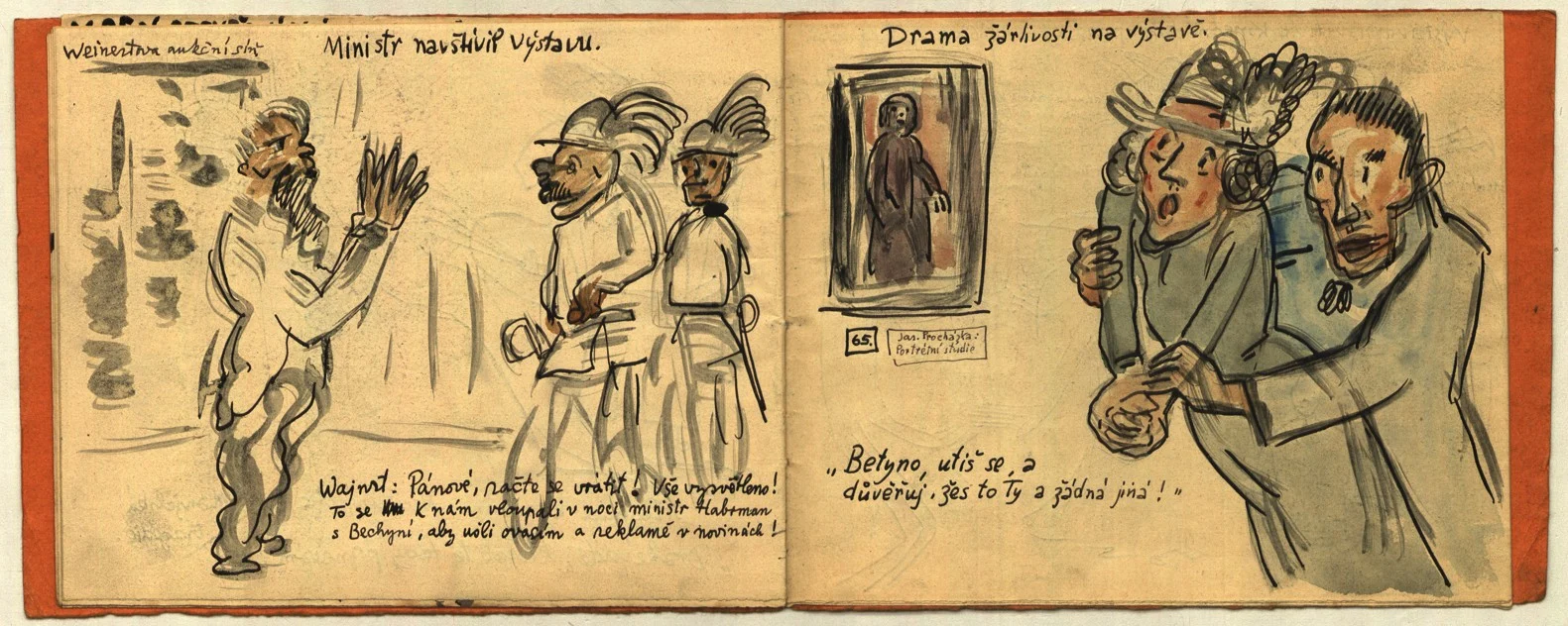 Náhledový obrázek předmětu Josef Váchal: Historické popsání Vesuvu