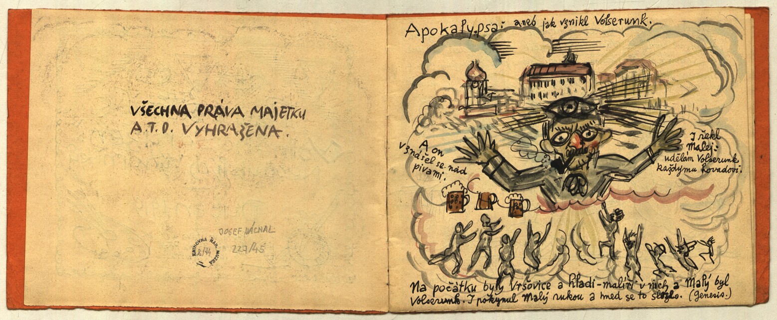 Náhledový obrázek Josef Váchal: Historické popsání Vesuvu - 10