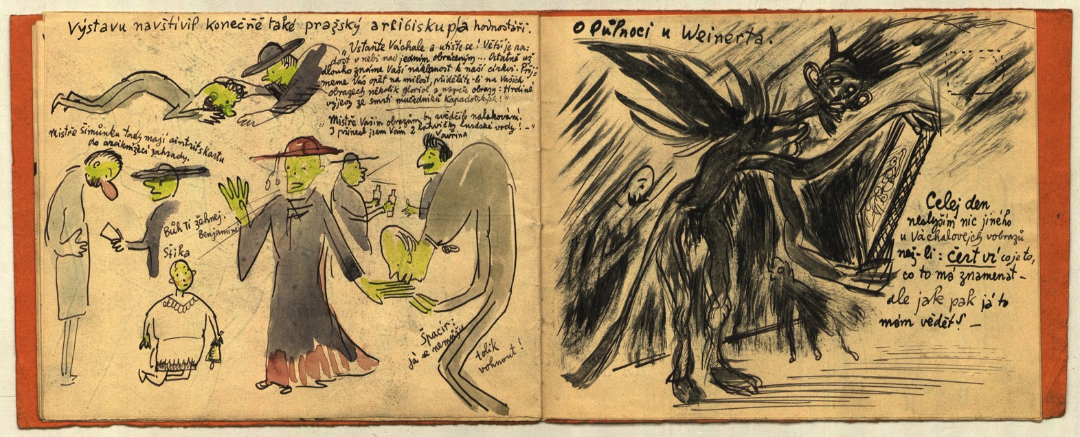 Náhledový obrázek Josef Váchal: Historické popsání Vesuvu - 2
