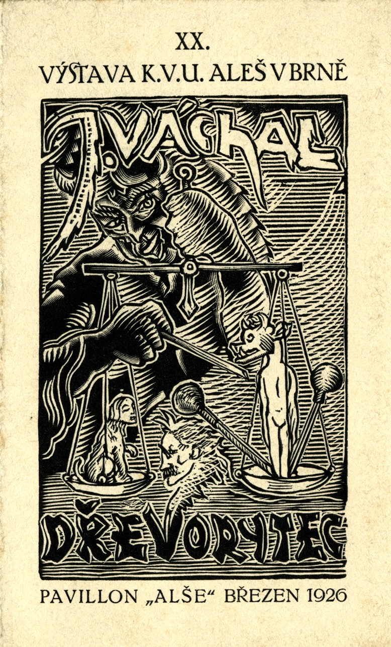 Náhledový obrázek Katalog výstavy Josefa Váchala v Brně z roku 1926 - 1