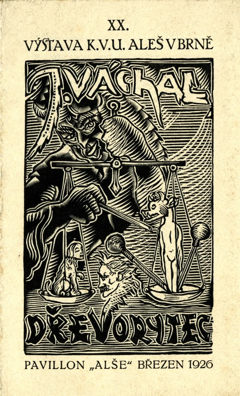 Náhledový obrázek předmětu Katalog výstavy Josefa Váchala v Brně z roku 1926