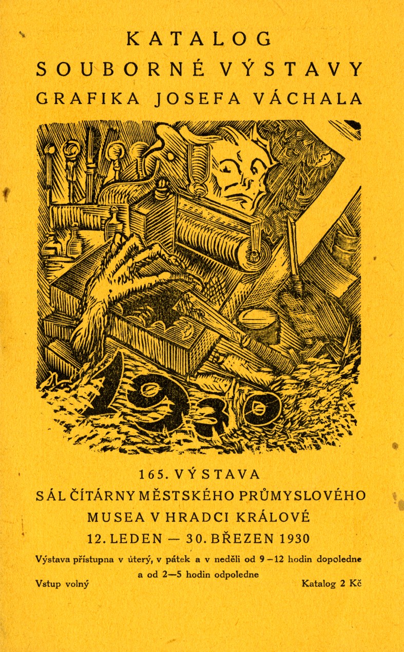Náhledový obrázek Katalog výstavy Josefa Váchala v Hradci Králové z roku 1930 - 1