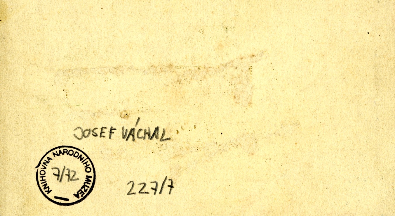 Náhledový obrázek Členská legitimace Josefa Váchala - Spolek českých bibliofilů - 2