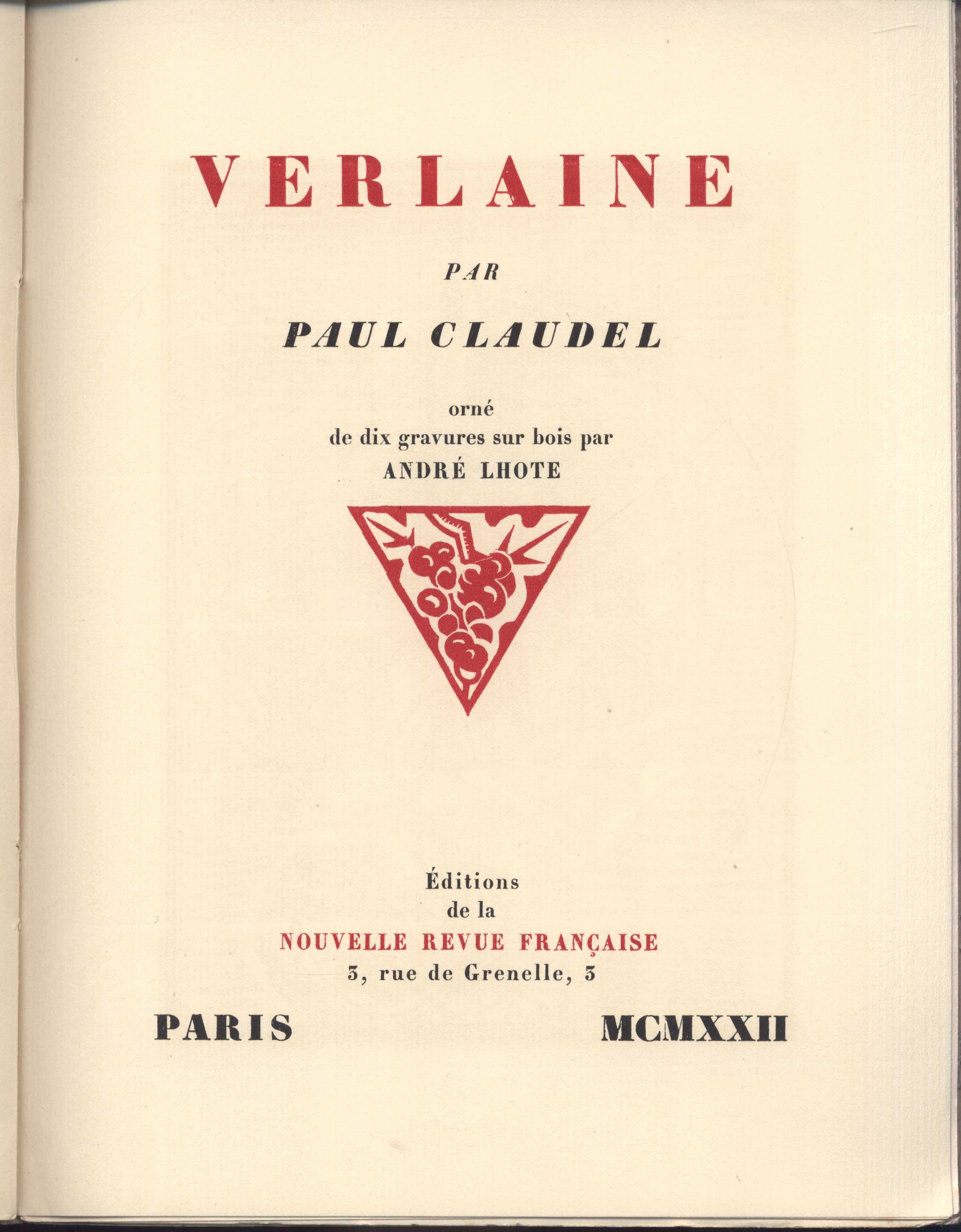 Náhledový obrázek Verlaine - 1