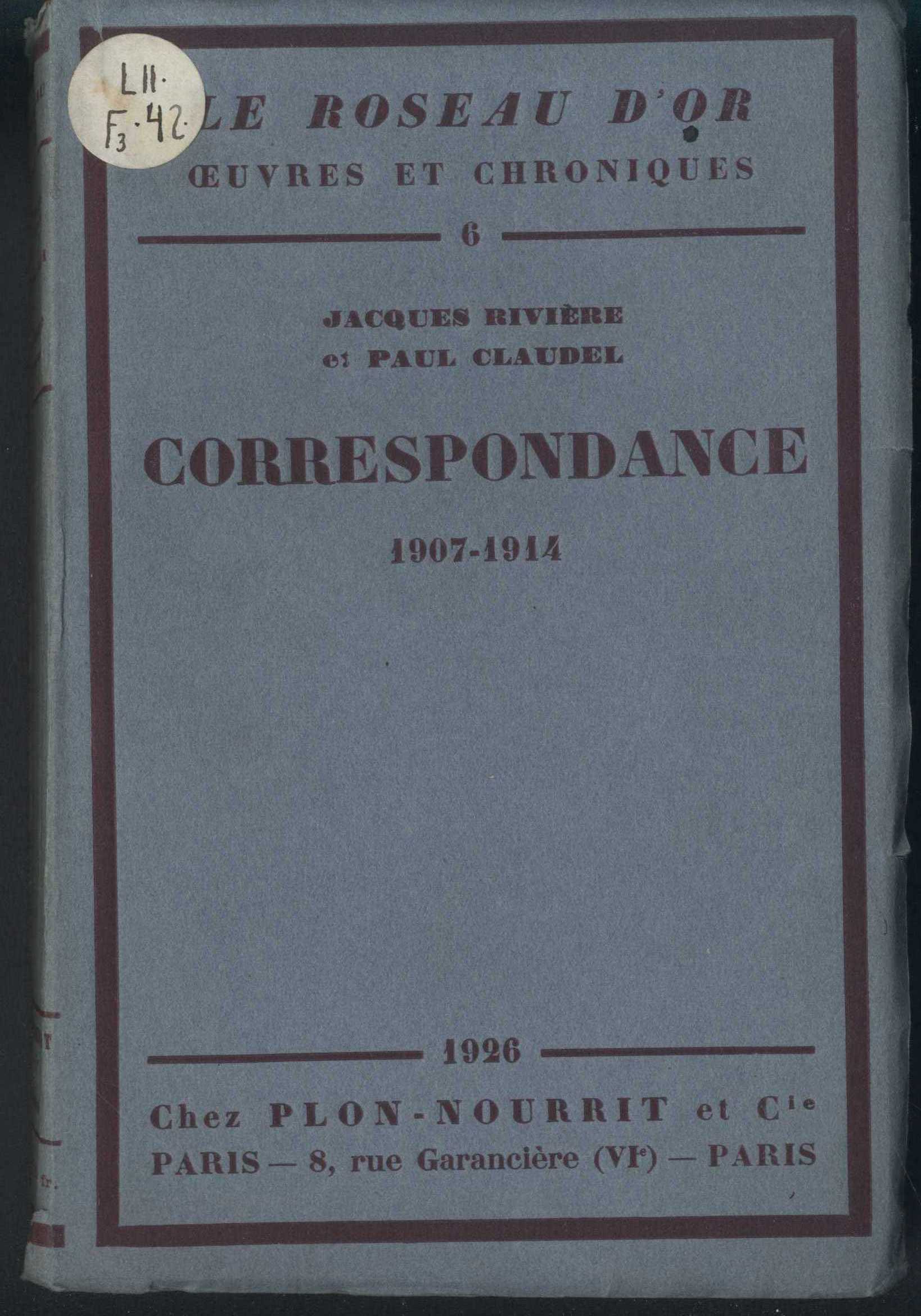 Náhledový obrázek Correspondance - 3
