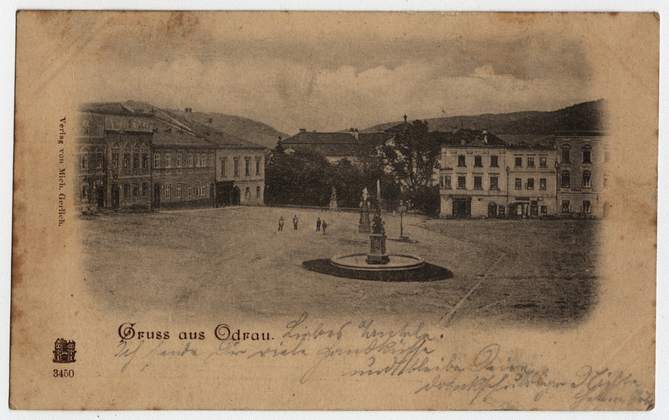 Náhledový obrázek Odry (čb. pohlednice) - 1
