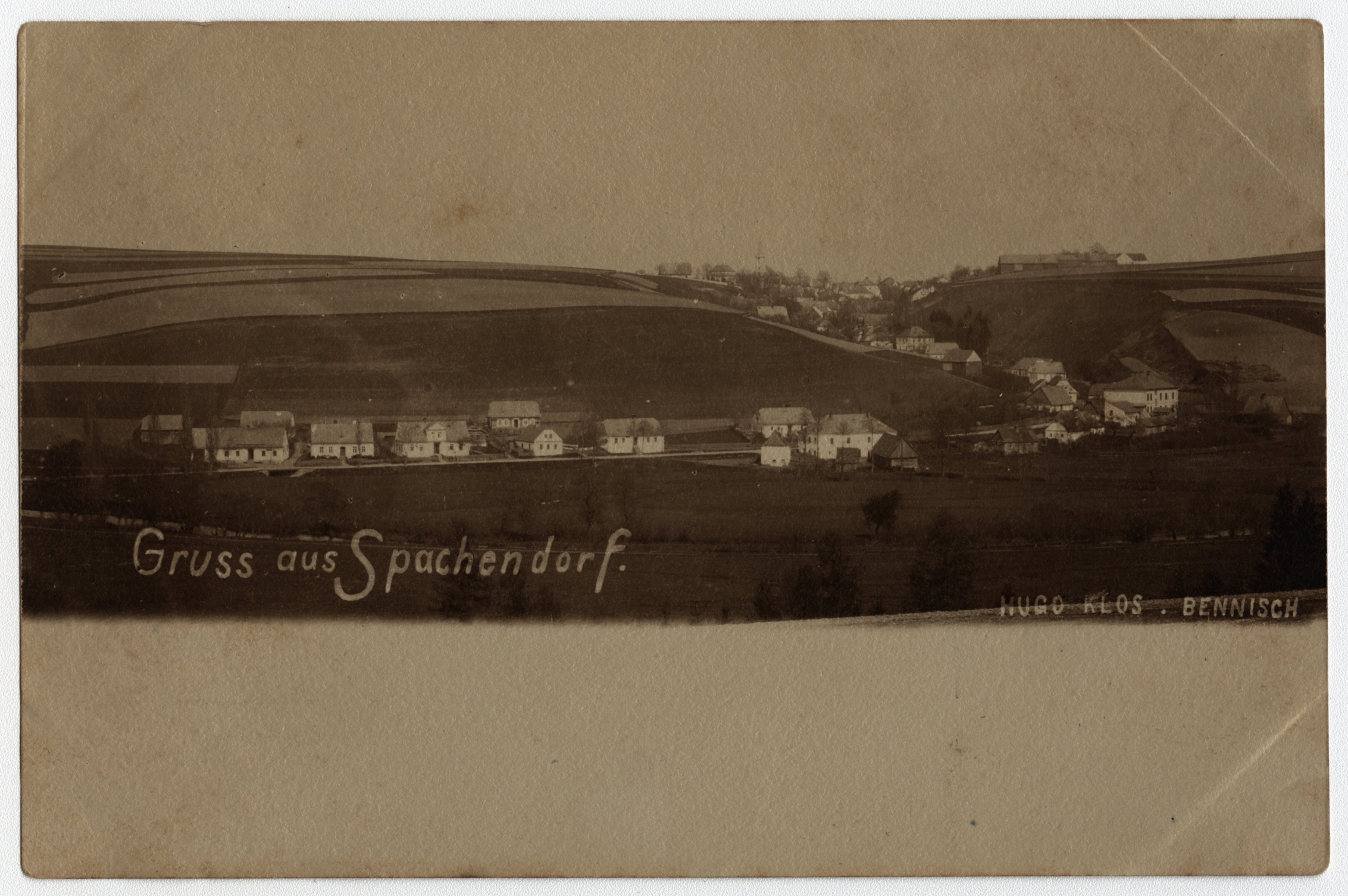 Náhledový obrázek Leskovec nad Moravicí (čb. pohlednice) - 1