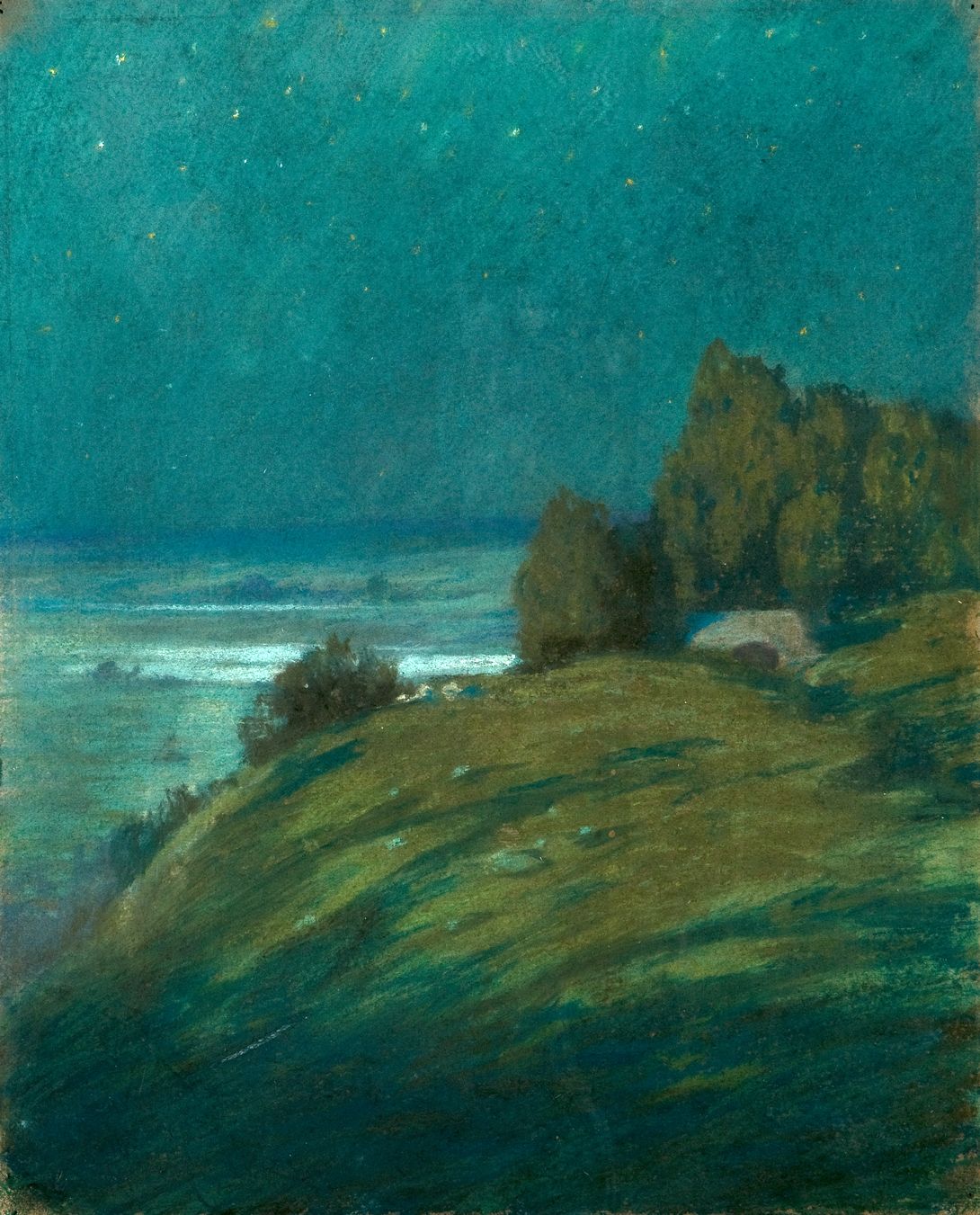 Náhledový obrázek Touha (Ilustrace ke sbírce básní Vítězslava Hálka Večerní písně) - 1