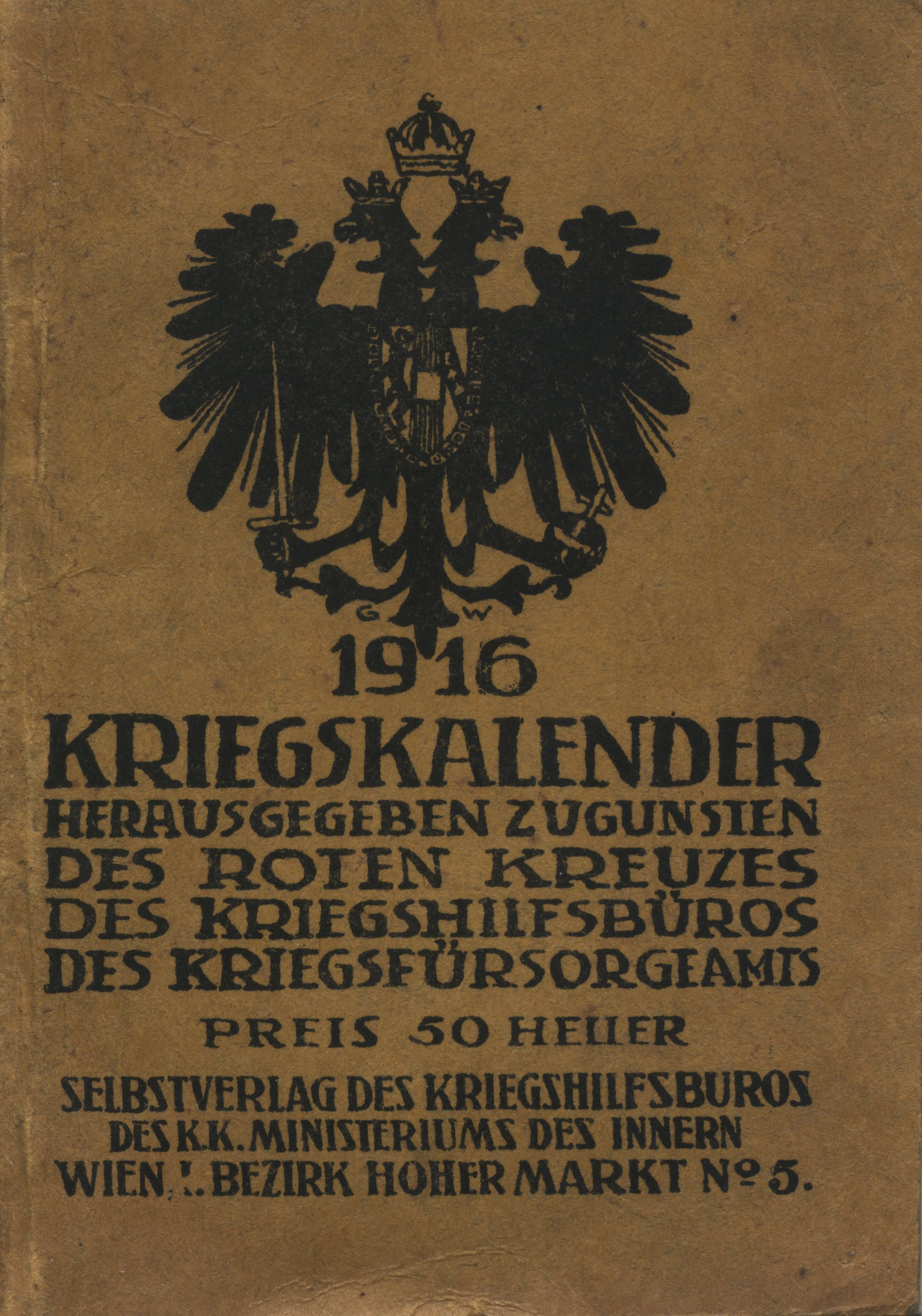 Náhledový obrázek Kriegs-kalender 1916 - 1