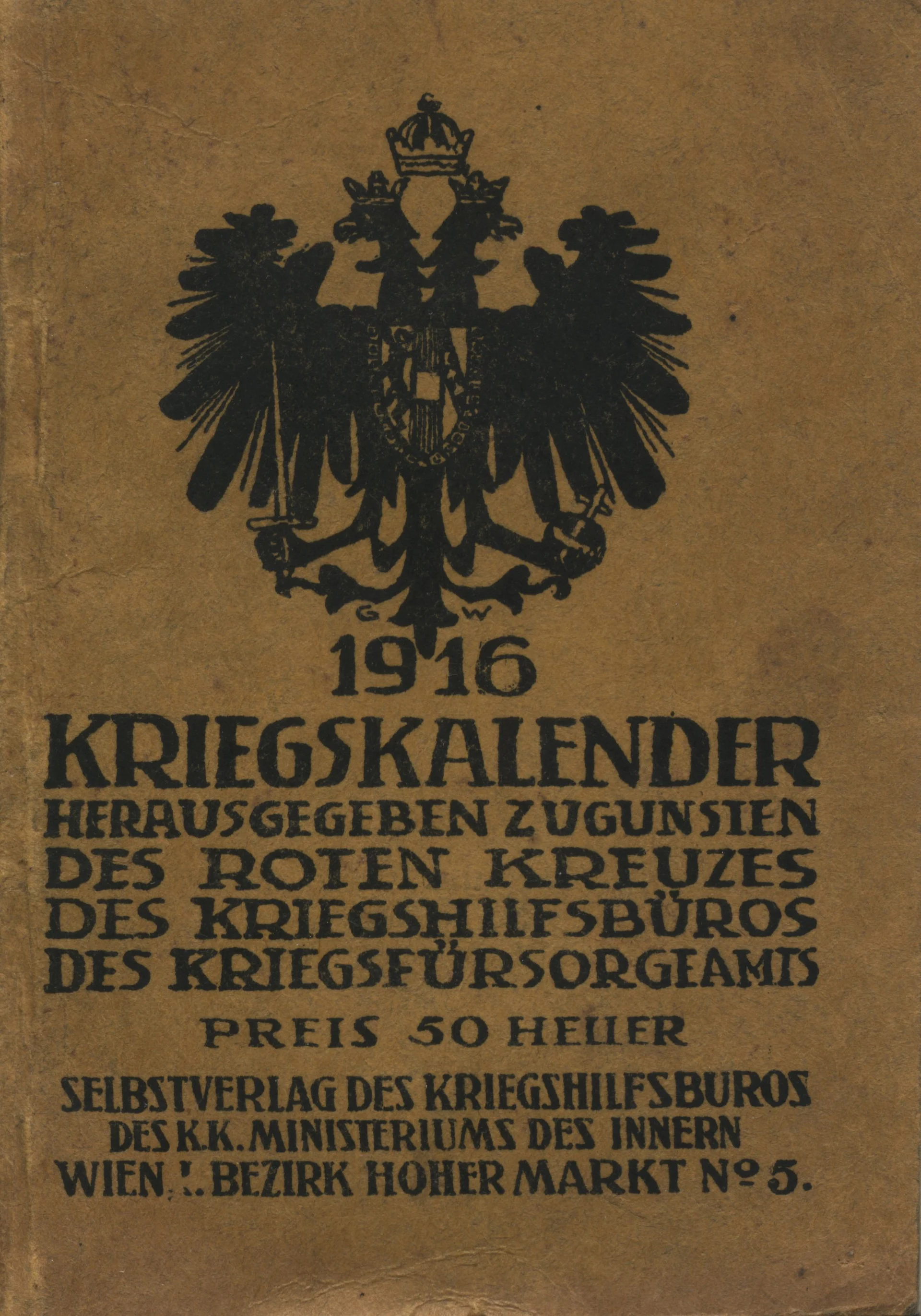 Náhledový obrázek předmětu Kriegs-kalender 1916