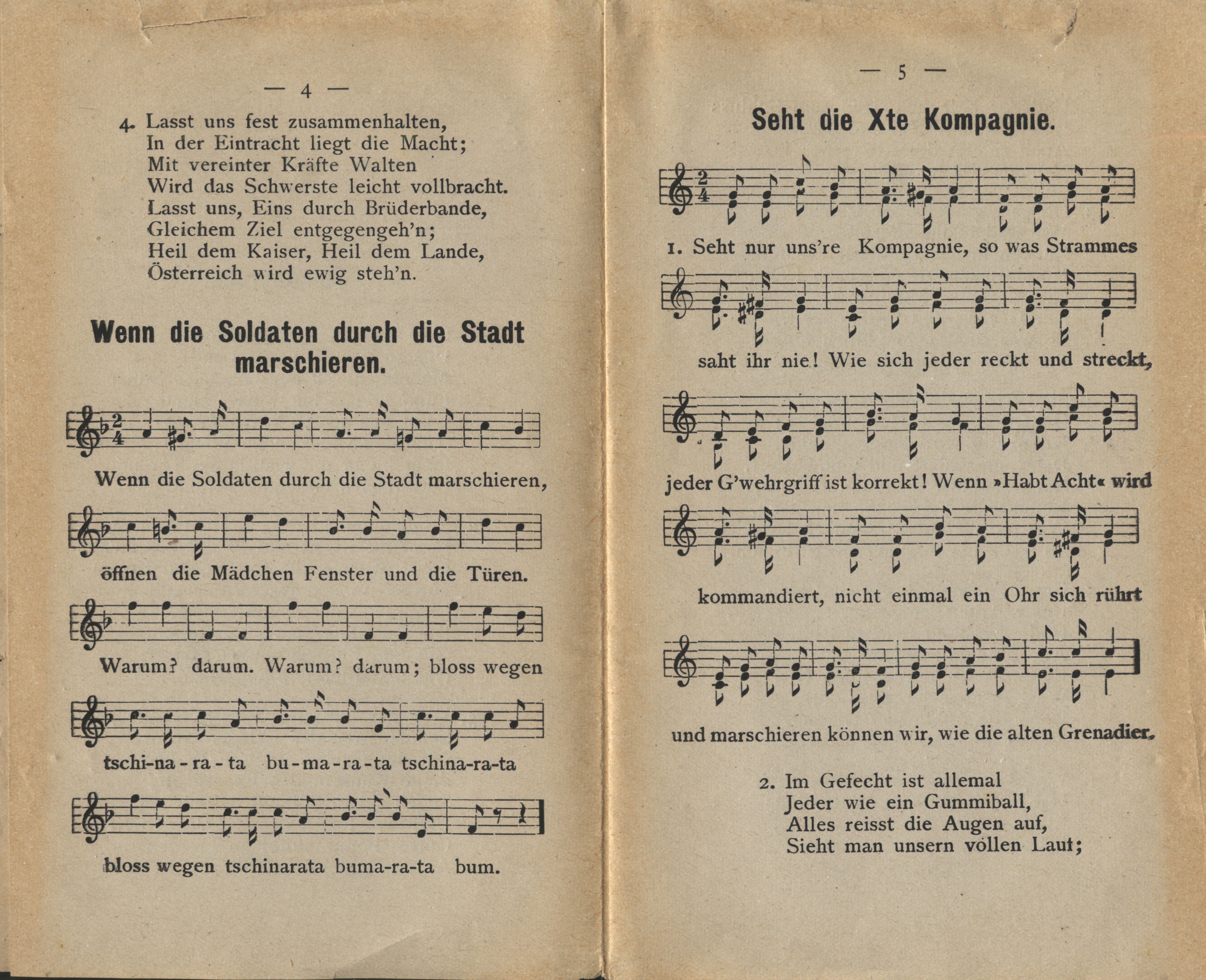 Náhledový obrázek Soldaten-Liederbuch - 2