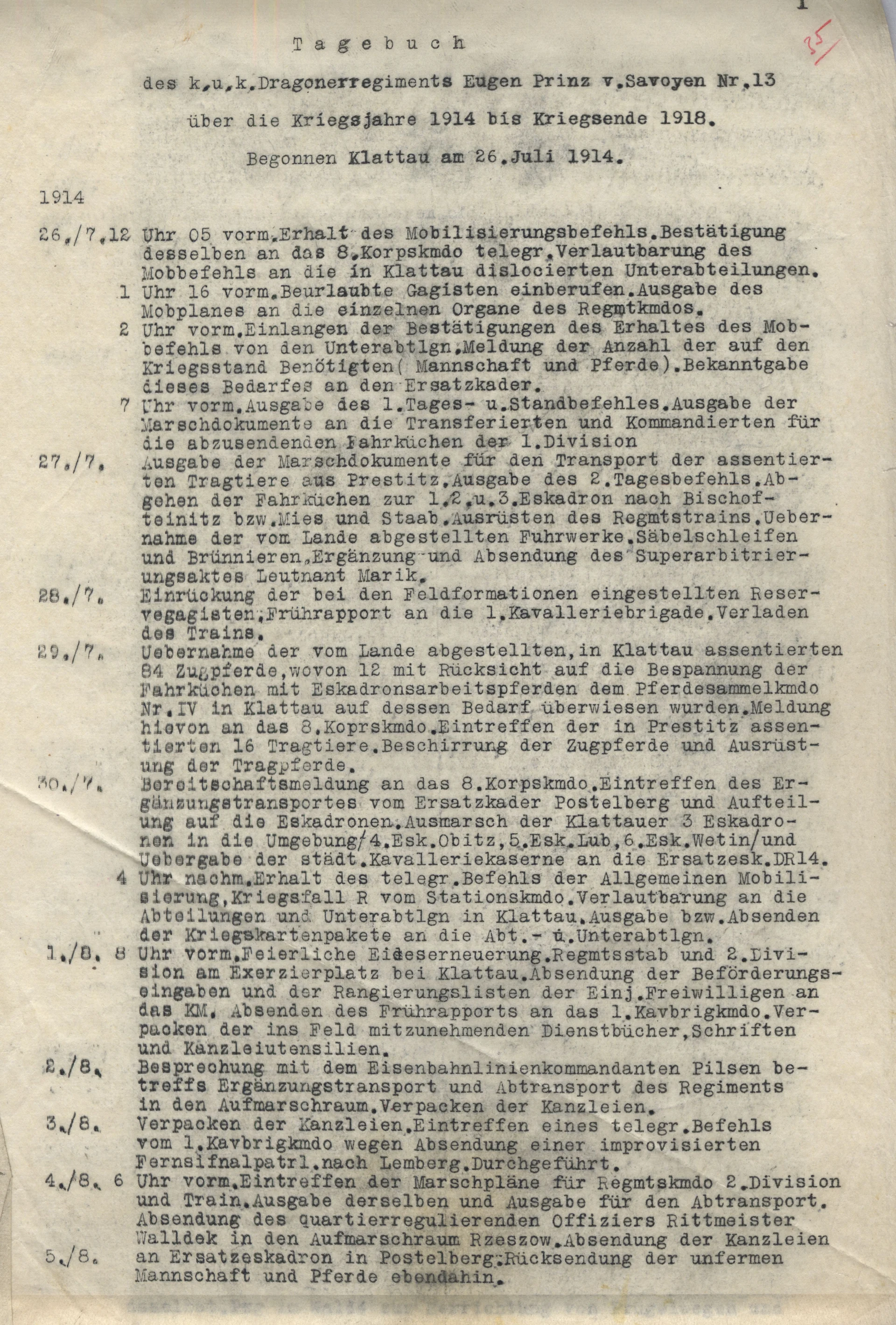 Náhledový obrázek předmětu Tagebuch