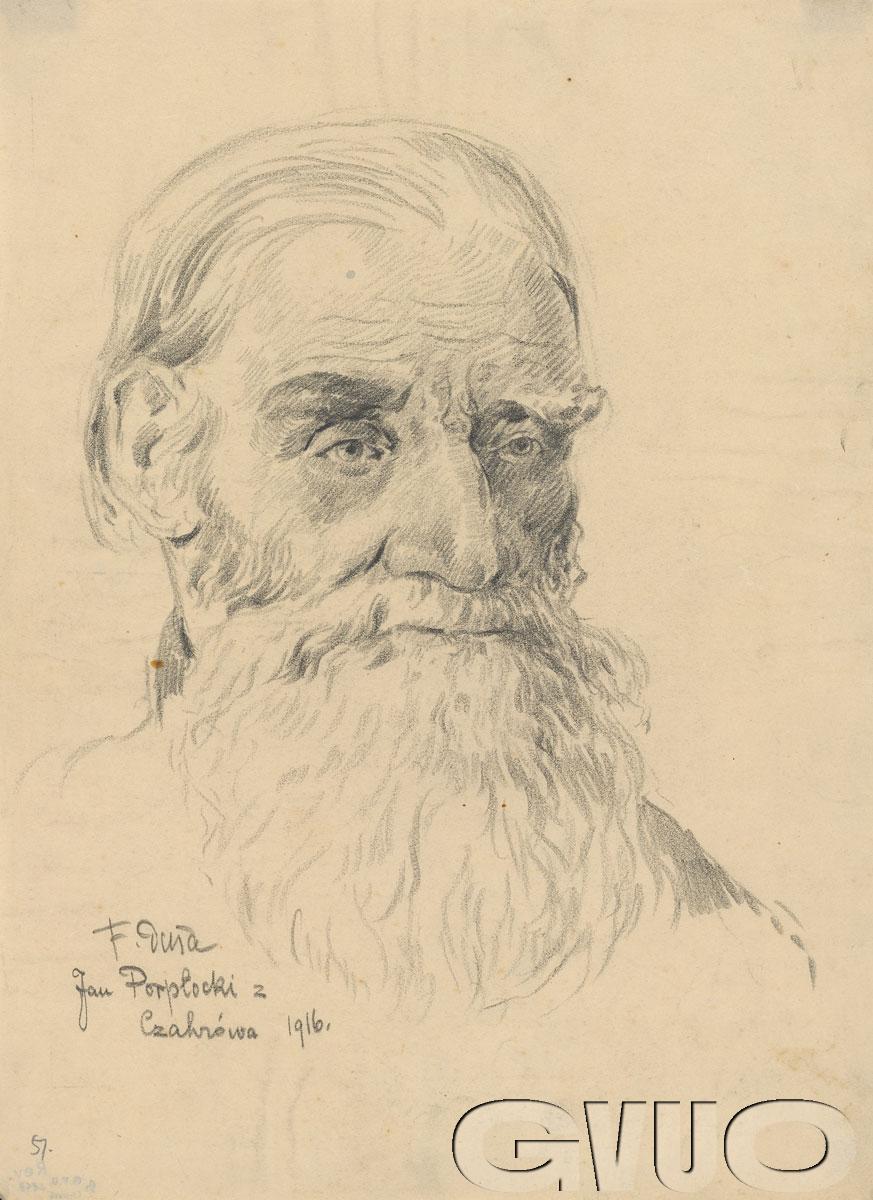 Náhledový obrázek Portrét starého muže / Jan Porplocki - 1