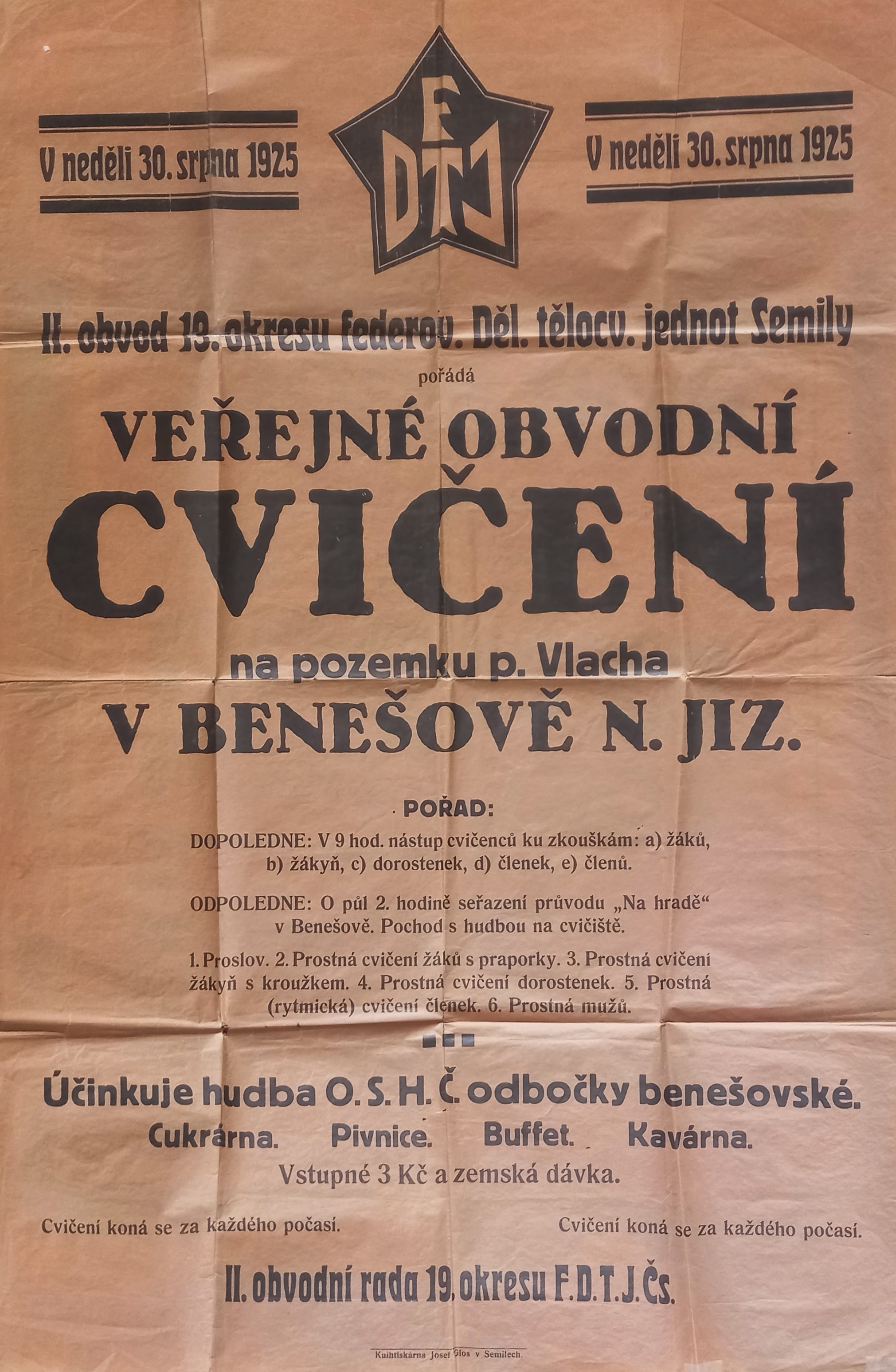 Náhledový obrázek FDTJ Semily. Veřejné obvodní cvičení v Benešově nad Jizerou - 1