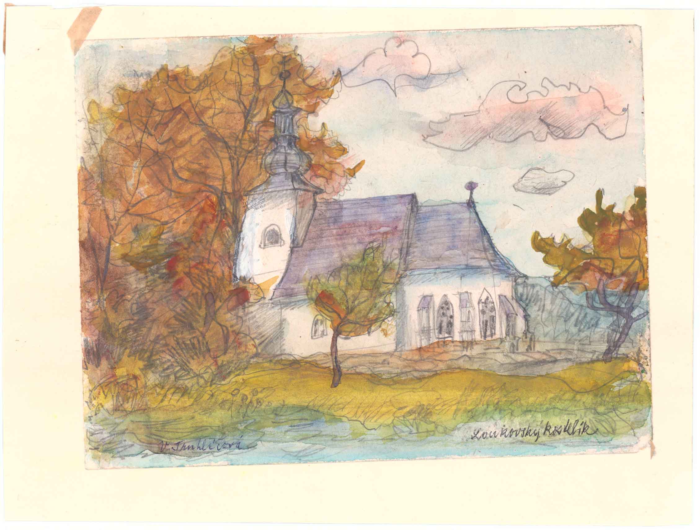 Náhledový obrázek Truhlářová Venda, Loukovský kostelík - 1