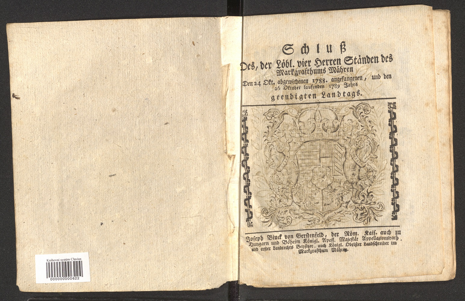 Náhledový obrázek Schluß des, der löbl. vier Herren Ständen - 1