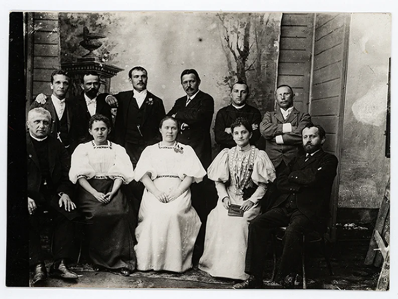 Náhledový obrázek předmětu Fotografie prvních učitelů měšťanské školy v Boskovicích z r. 1893