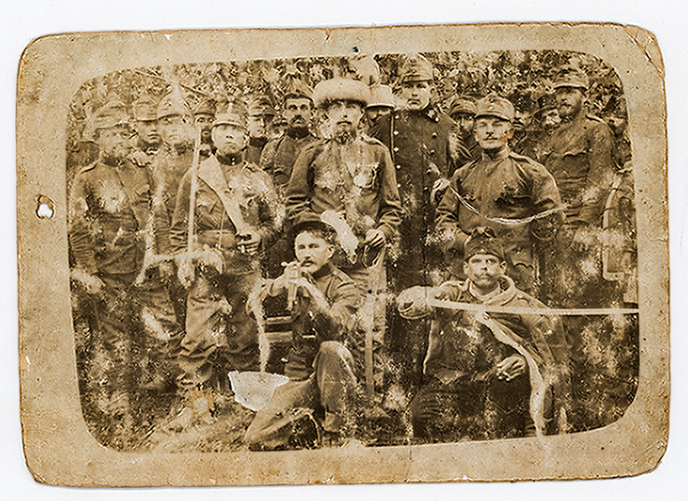 Náhledový obrázek fotografie vojáků z r.1914 - 1