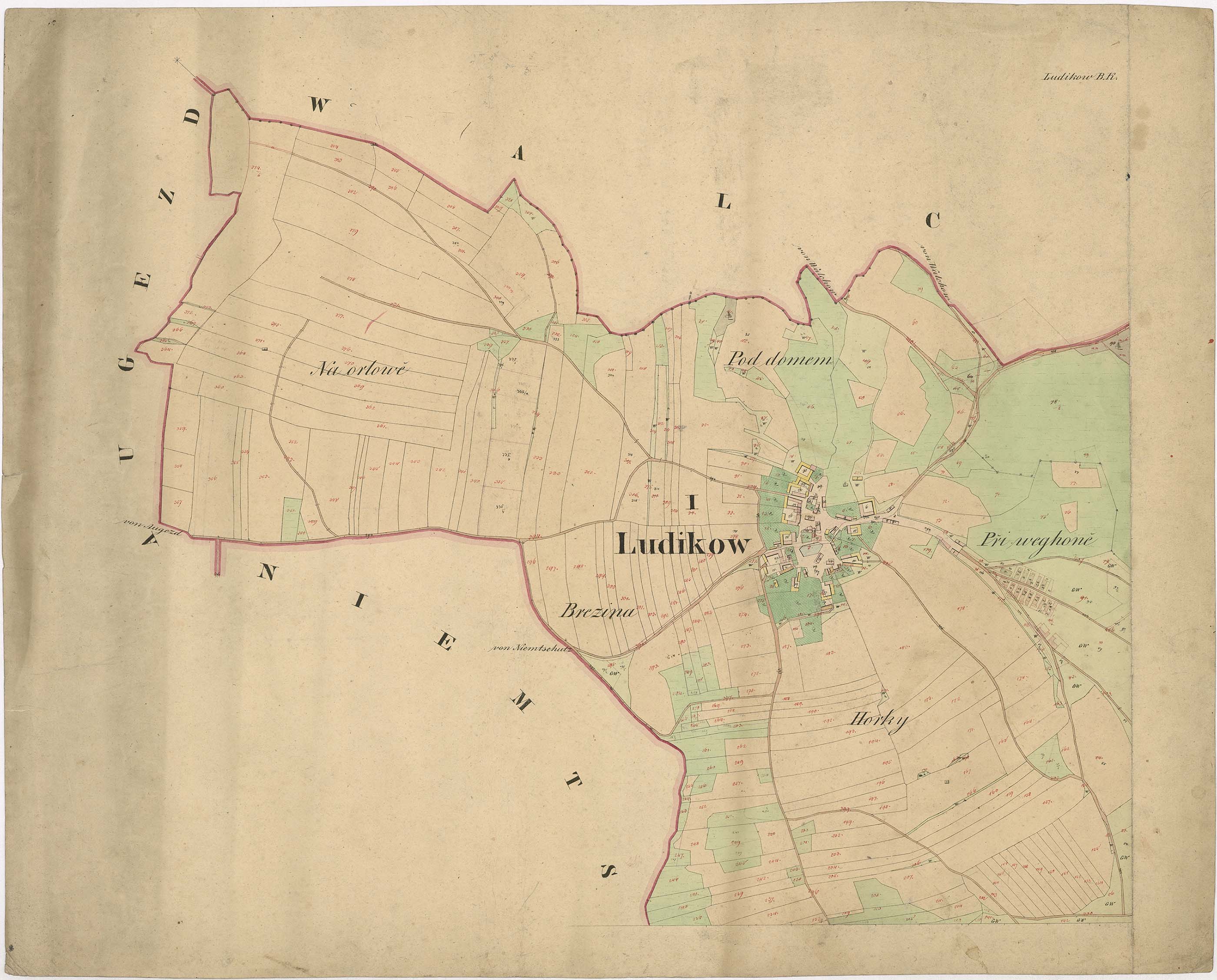 Náhledový obrázek Katastrální mapa - 2