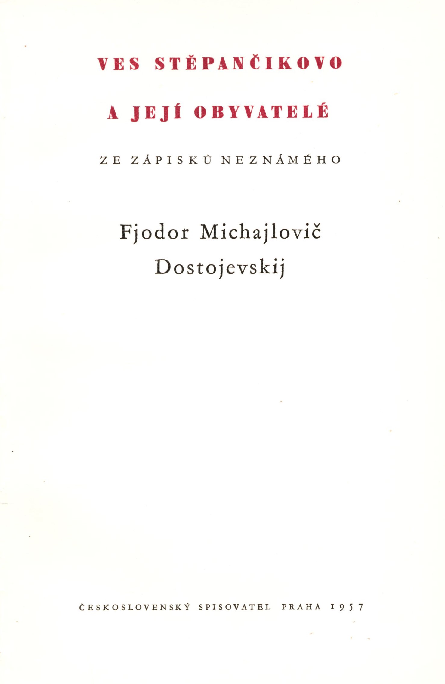 Náhledový obrázek Ves Stěpančikovo a její obyvatelé - 3