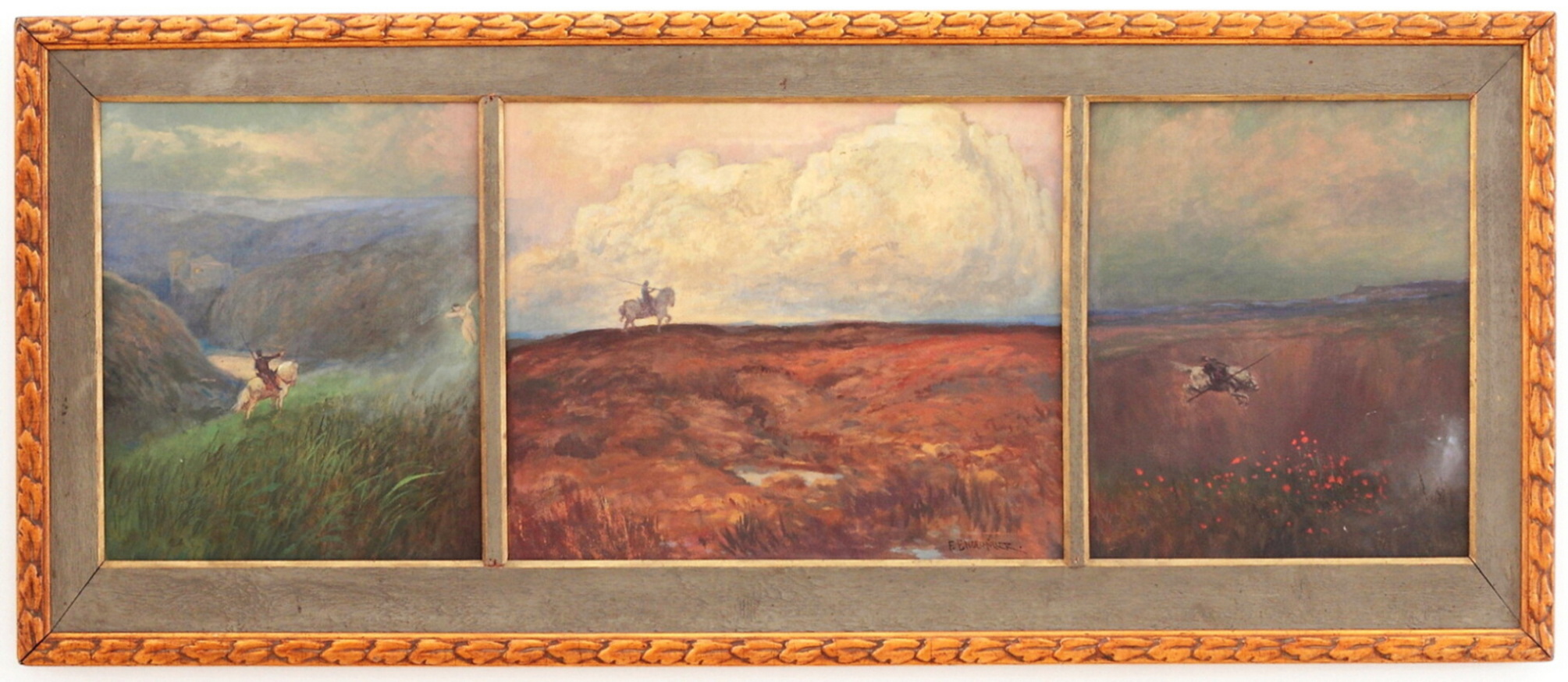 Náhledový obrázek Bludičky - triptych - 1
