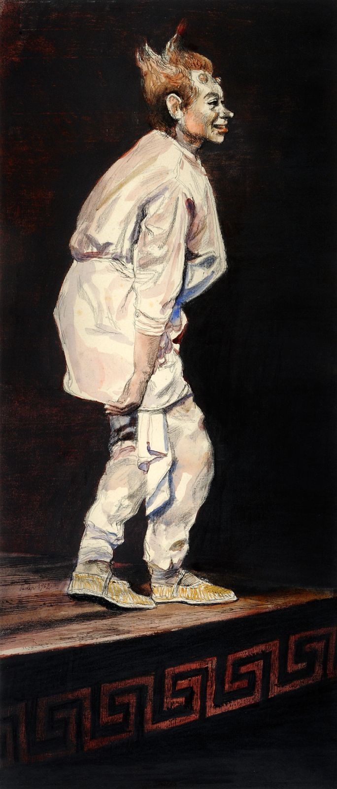 Náhledový obrázek Herec Ladislav Pešek v „Lišáku Pseudolovi" - 1