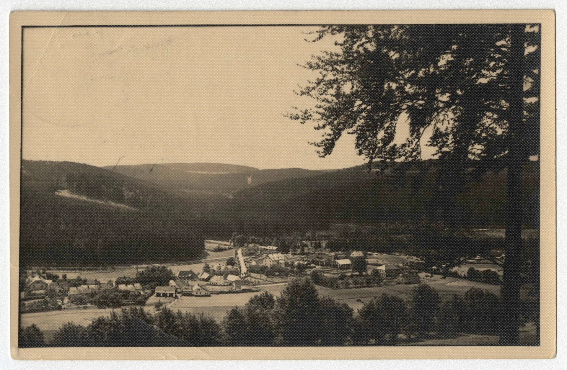 Náhledový obrázek předmětu Nové Karlovice (čb. pohlednice)