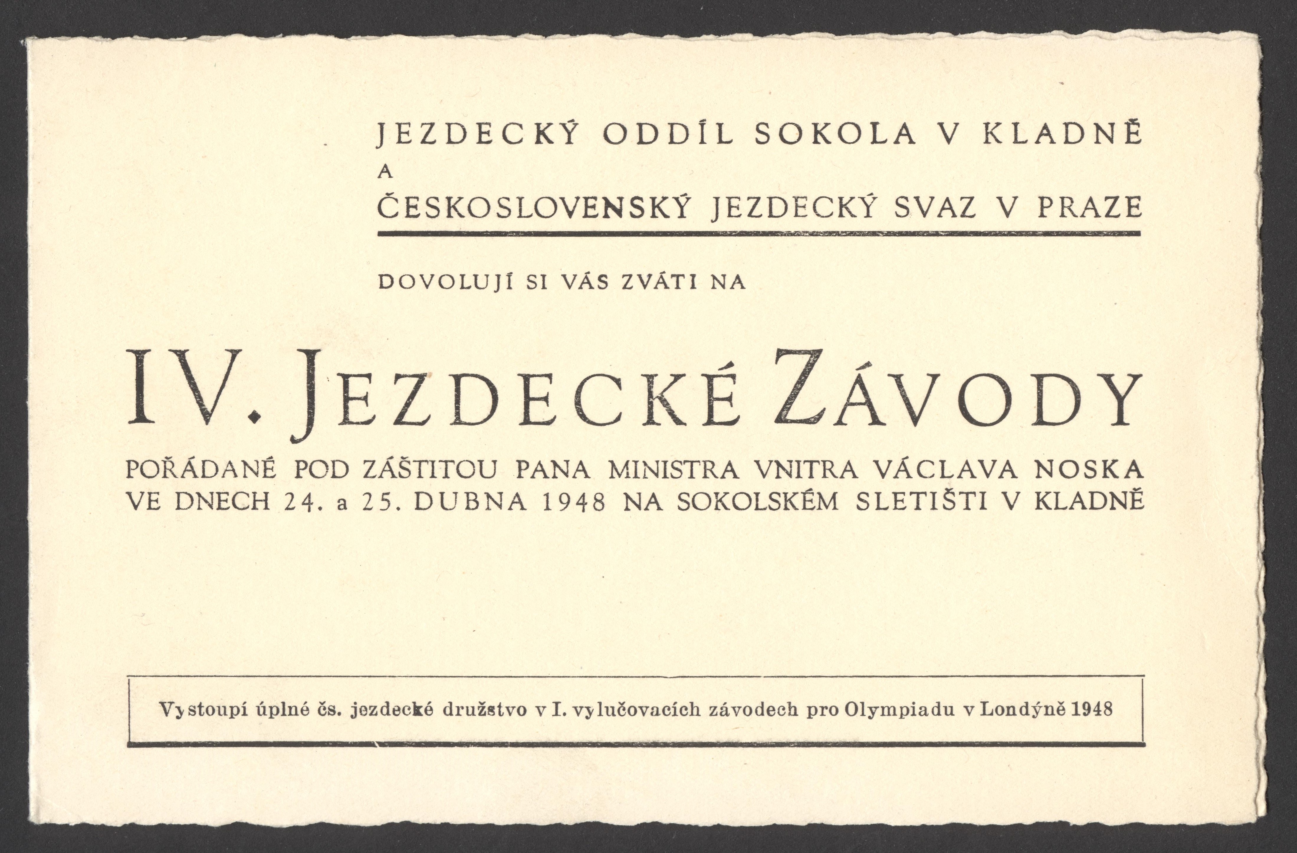 Náhledový obrázek Jezdecké závody v Kladně - 1
